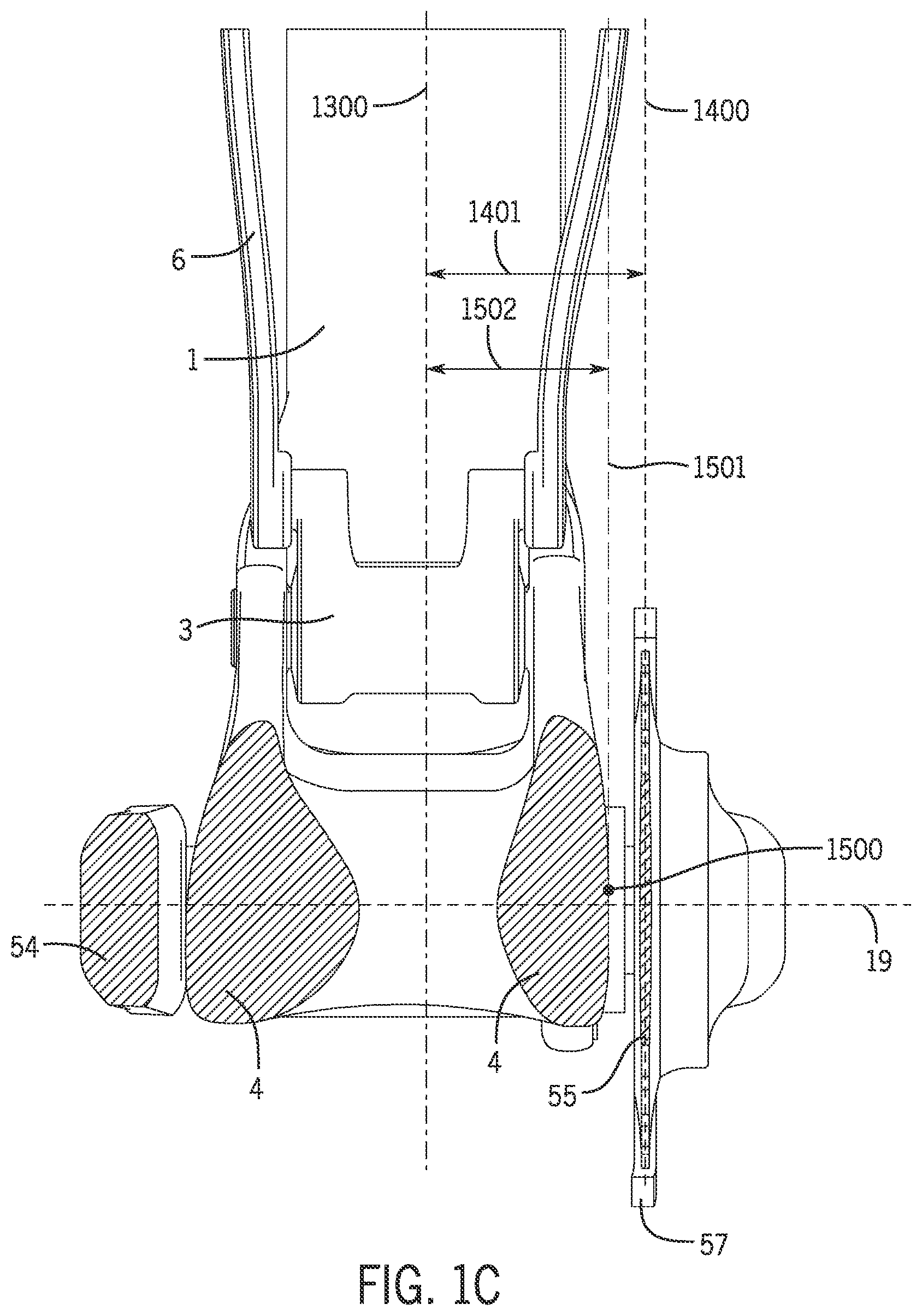 Patent US12617488 Figure 3 – Two-wheeled vehicle with configurable idler