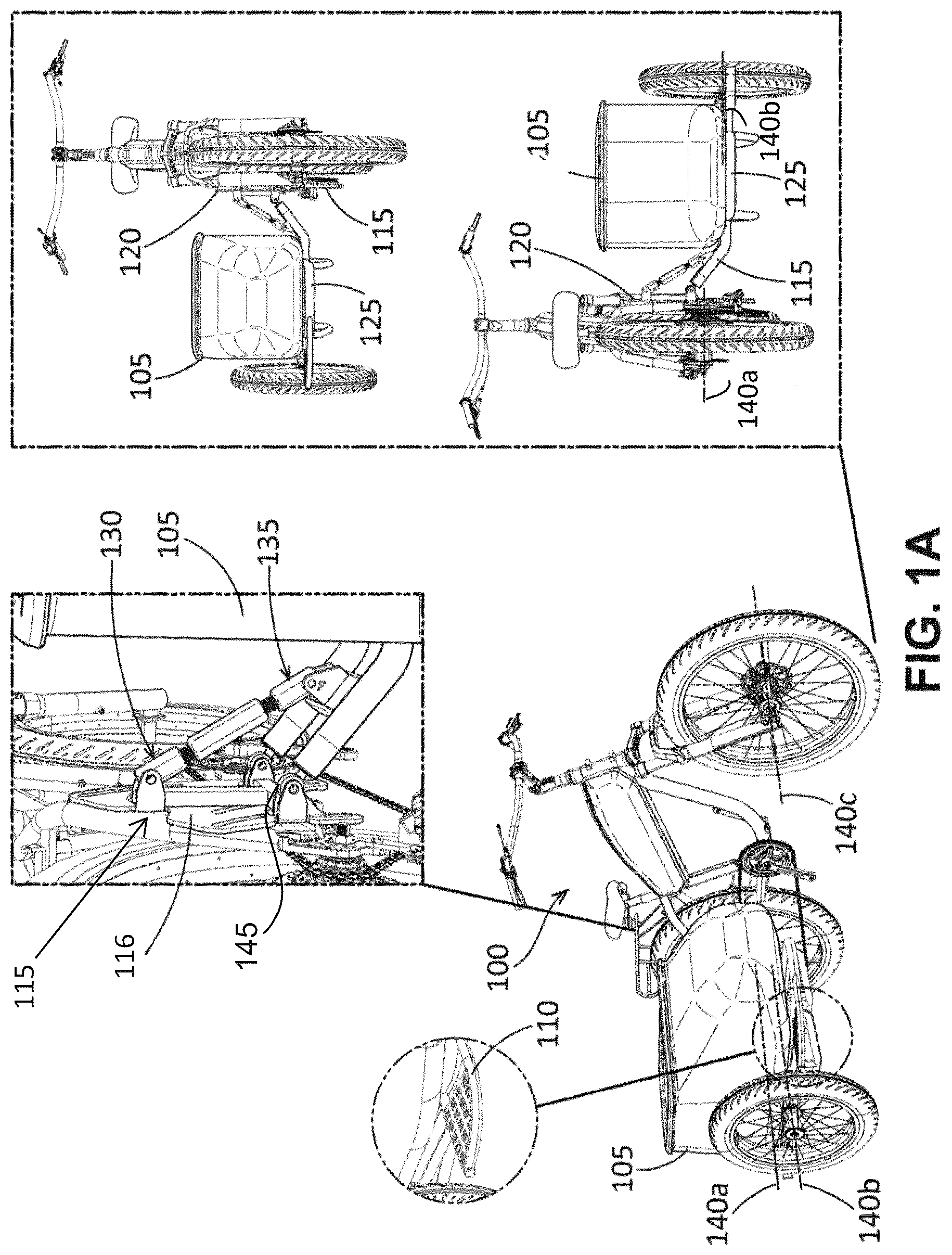 Patent US12617489 Figure 1 – Staggered axis sidecar