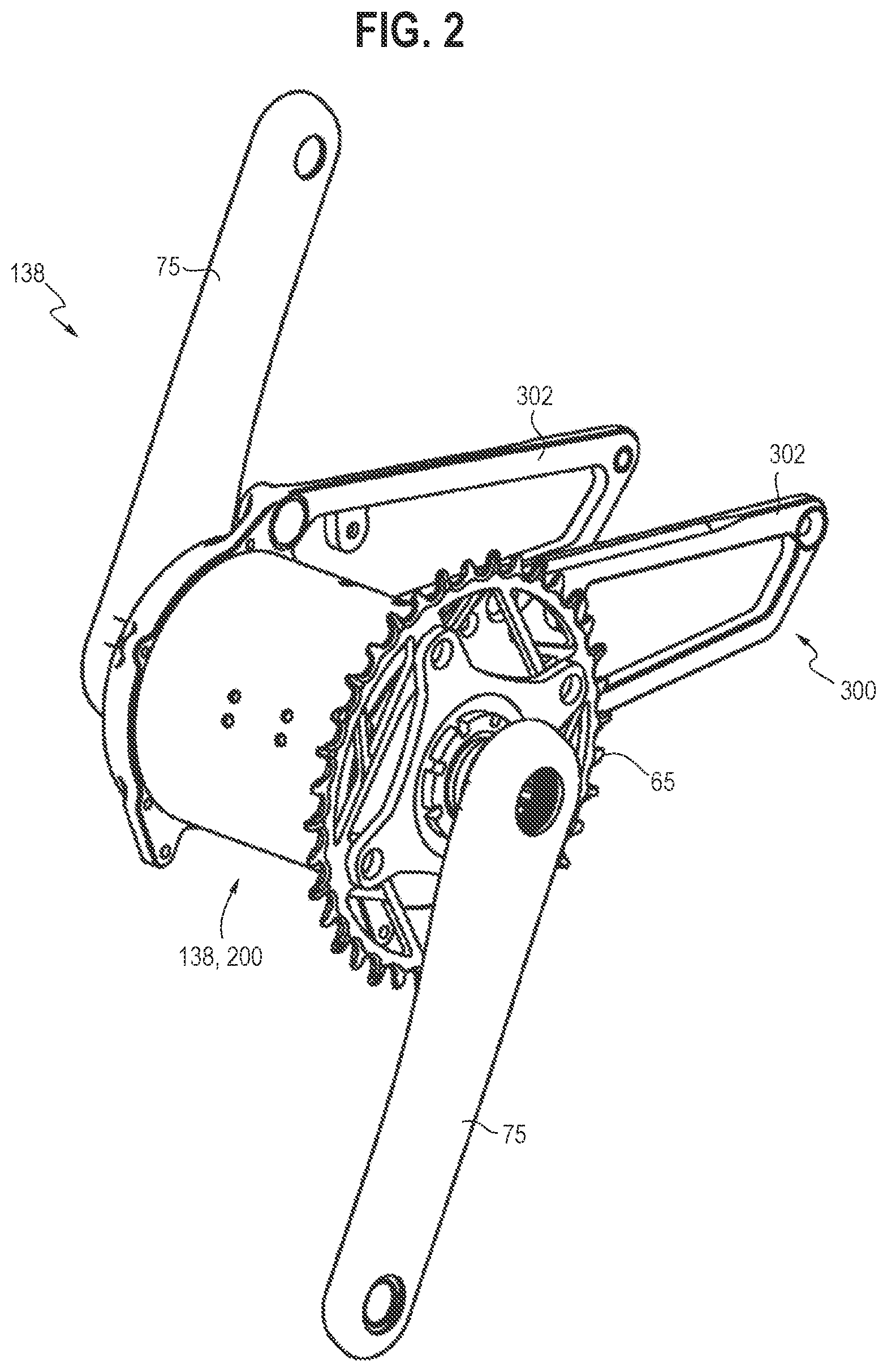 Patent US12617490 Figure 2 – Torque sensor system and drive system for an electric bicycle and methods for the use thereof