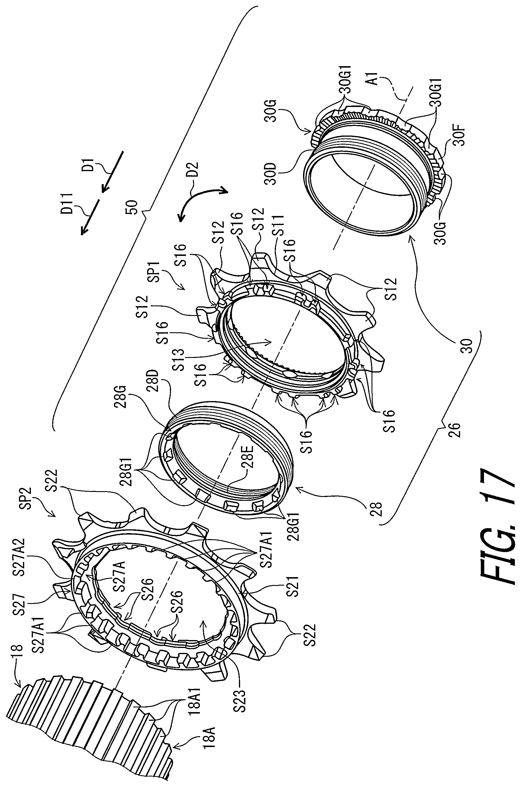 Patent US12617491 Figure 17 – Rear sprocket