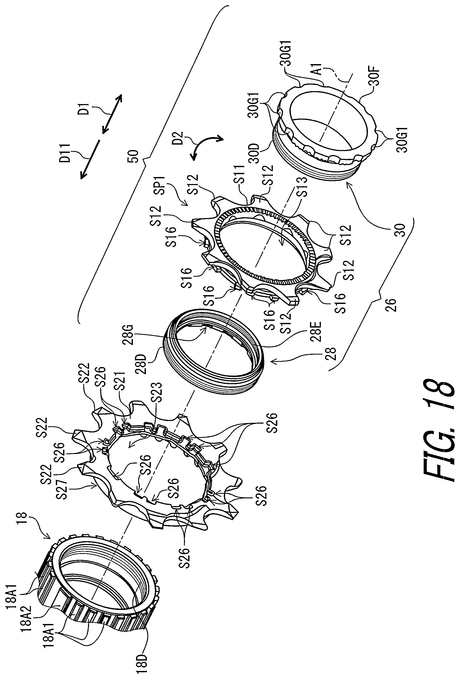 Patent US12617491 Figure 18 – Rear sprocket