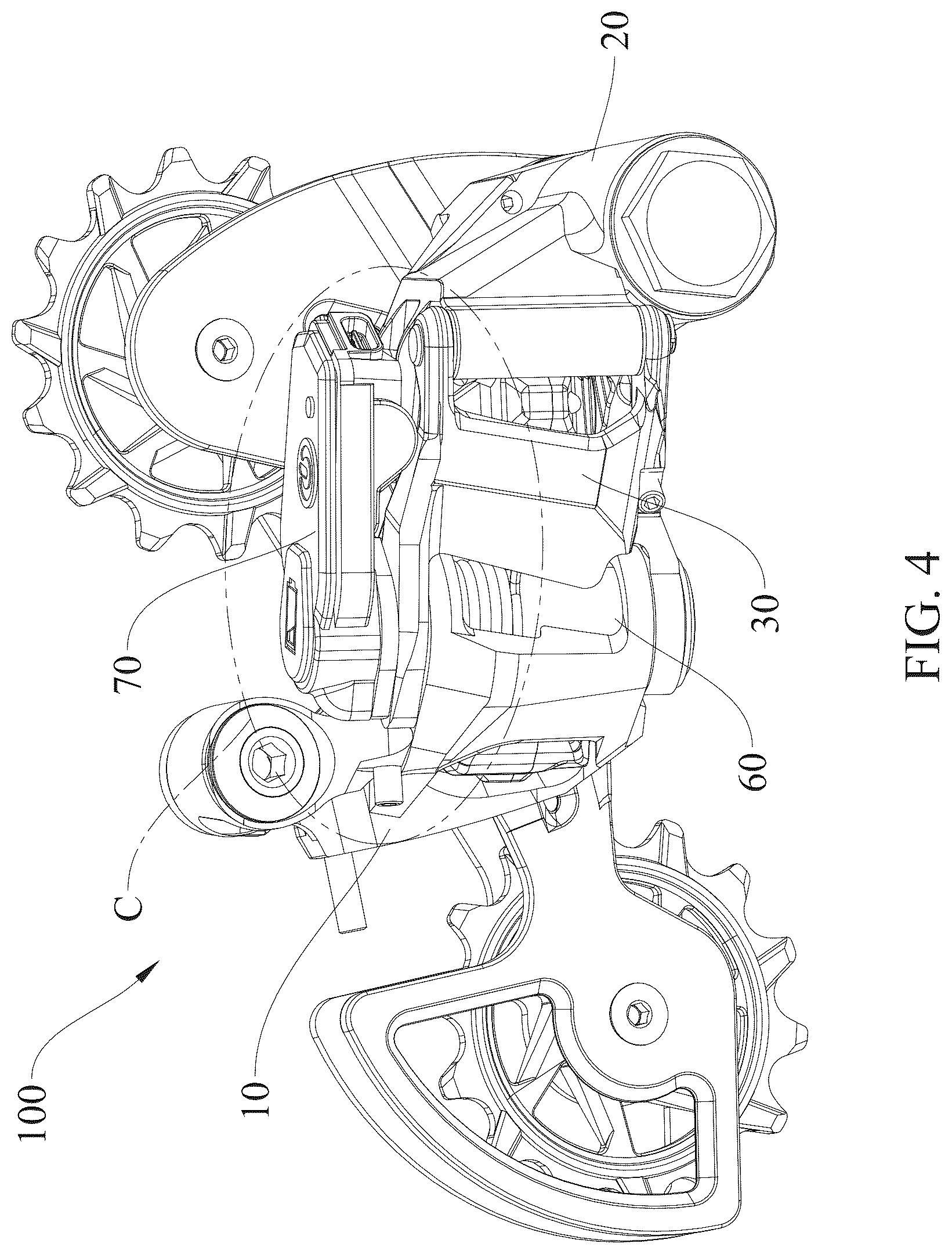 Patent US12617492 Figure 4 – Electronic derailleur