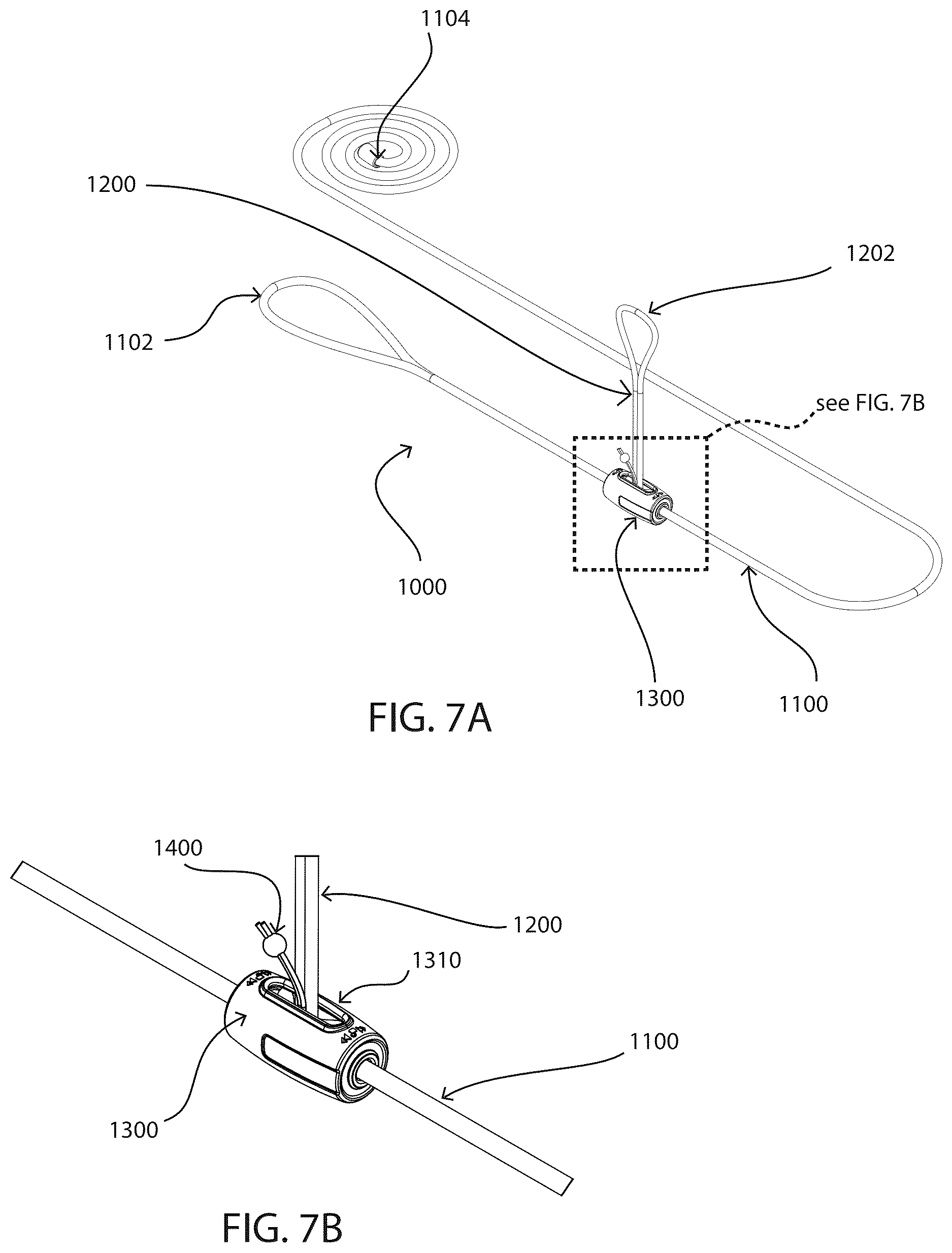 Patent US12617494 Figure 14 – Adjustable tether line systems and securement methods