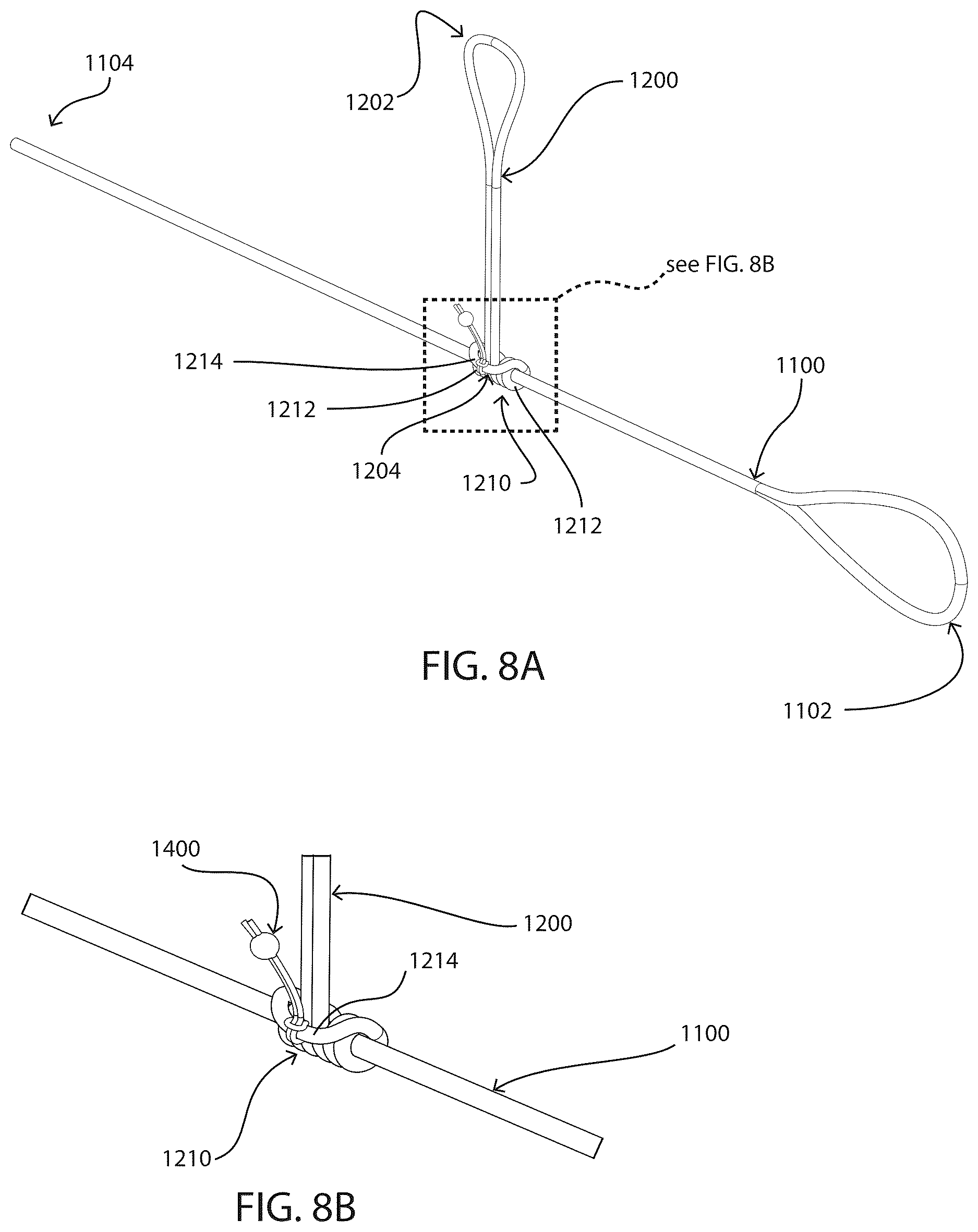 Patent US12617494 Figure 15 – Adjustable tether line systems and securement methods