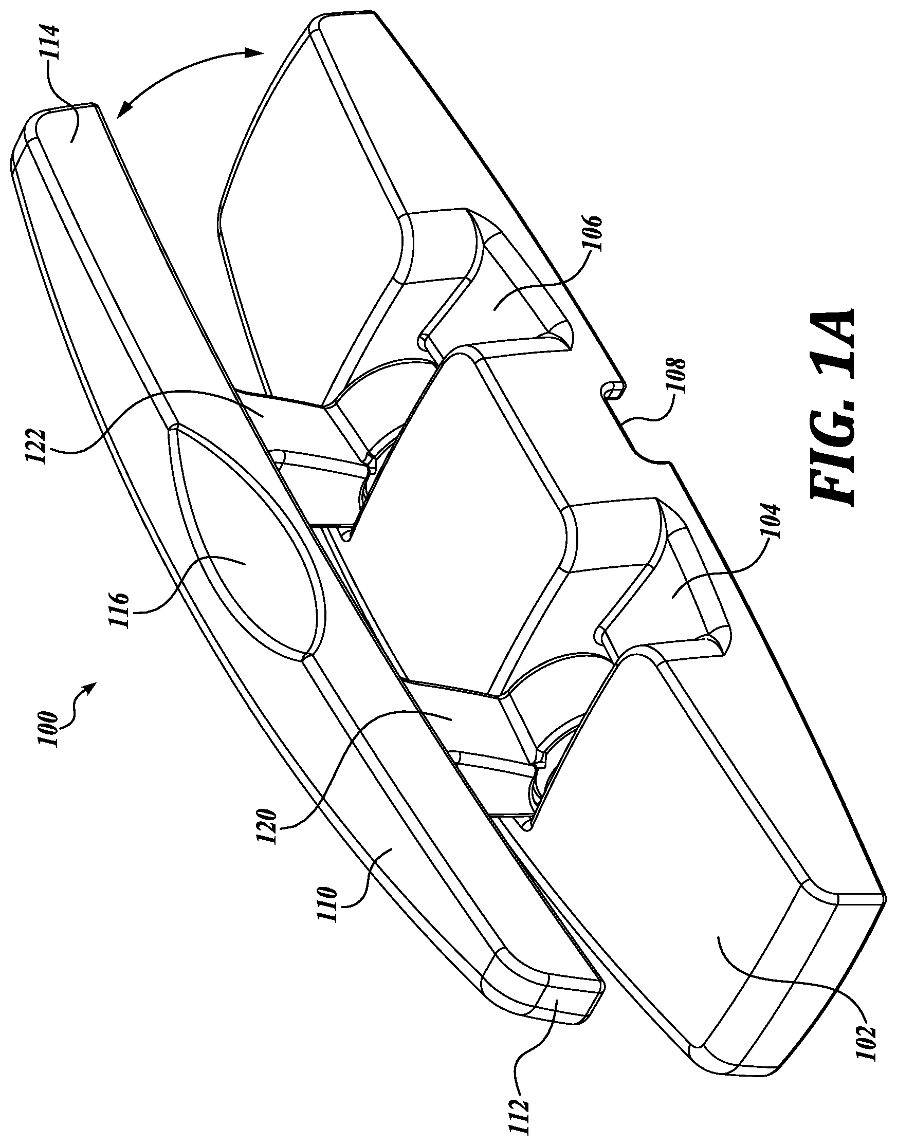 Patent US12617495 Figure 1 – Marine cleat with fastener retention