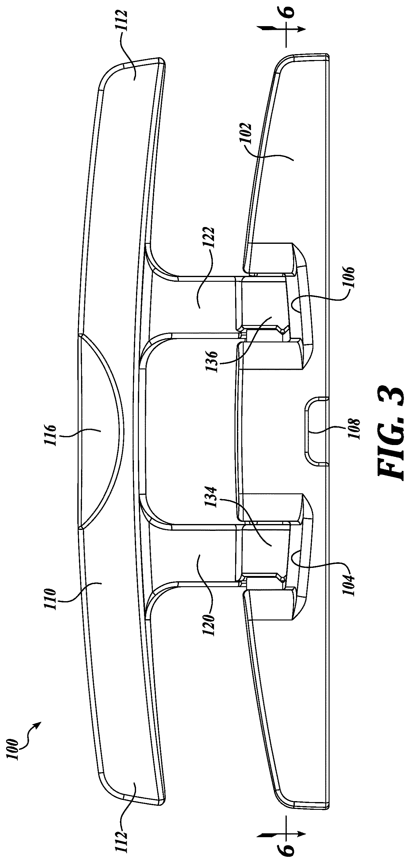Patent US12617495 Figure 4 – Marine cleat with fastener retention