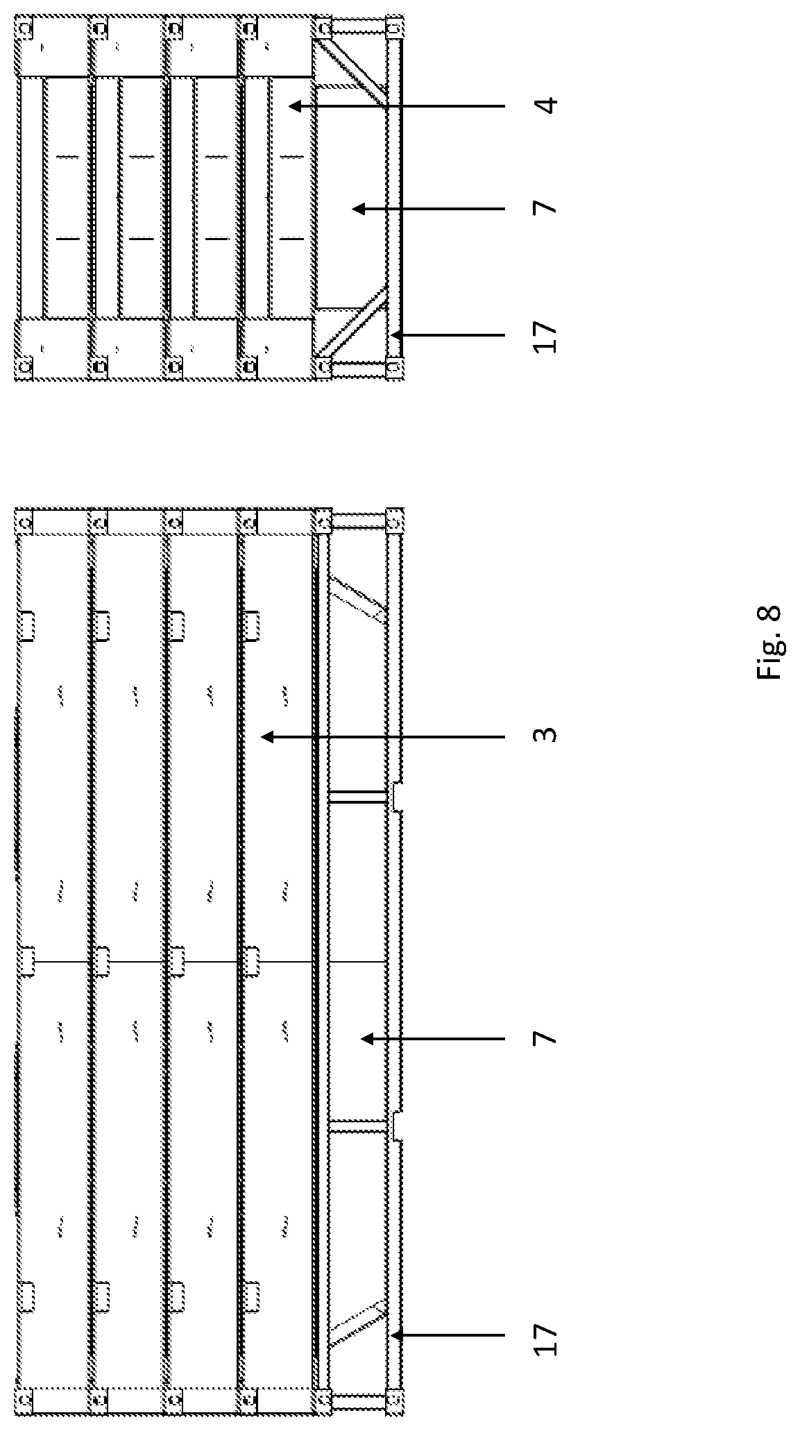 Patent US12617498 Figure 8 – Environmental barge for filtering oil from water in the spill response to oil pollution at sea