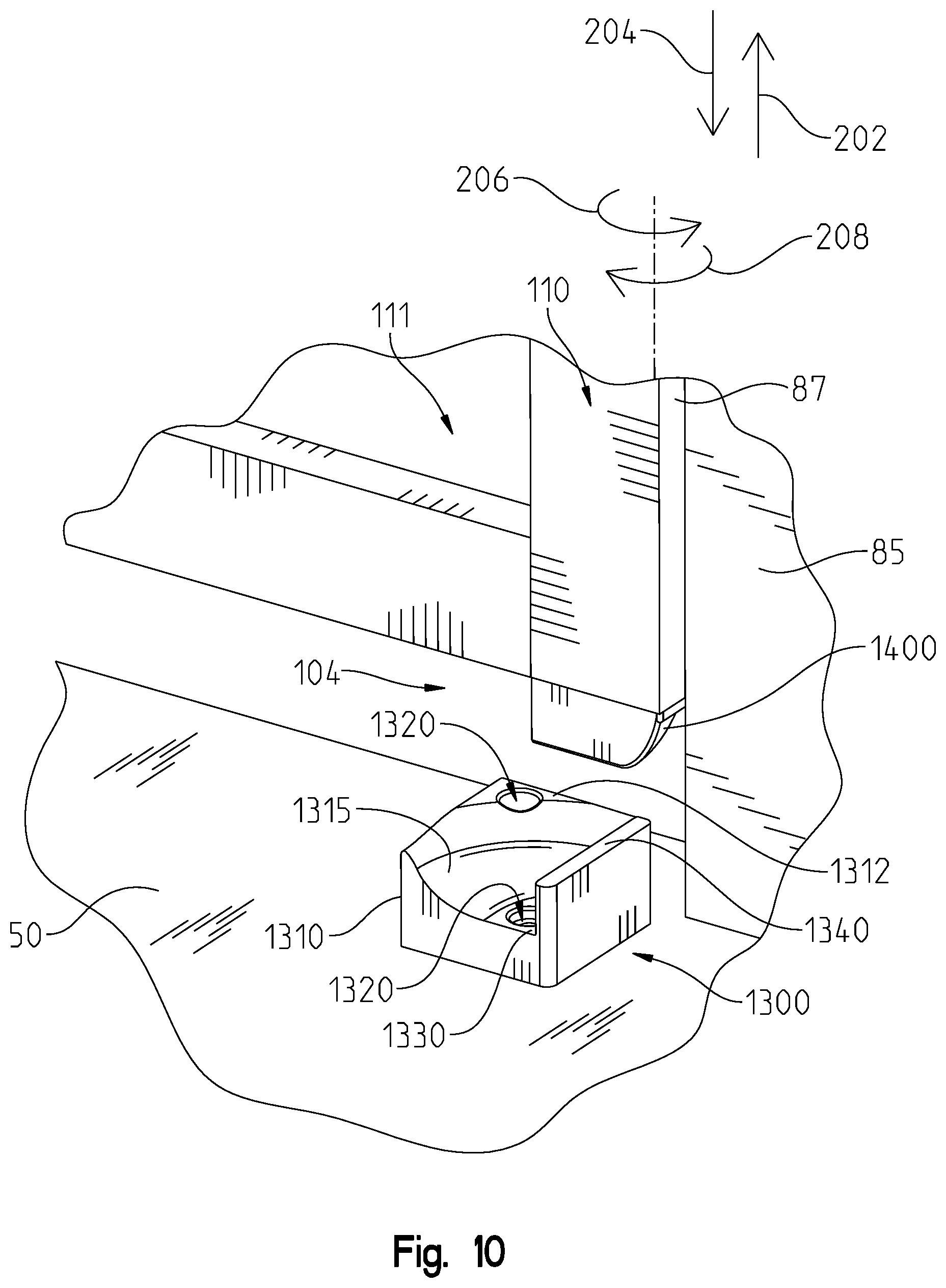 Patent US12617499 Figure 10 – Gate system for a pontoon boat