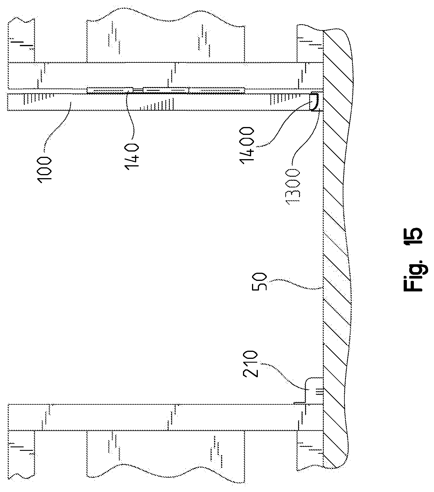 Patent US12617499 Figure 15 – Gate system for a pontoon boat
