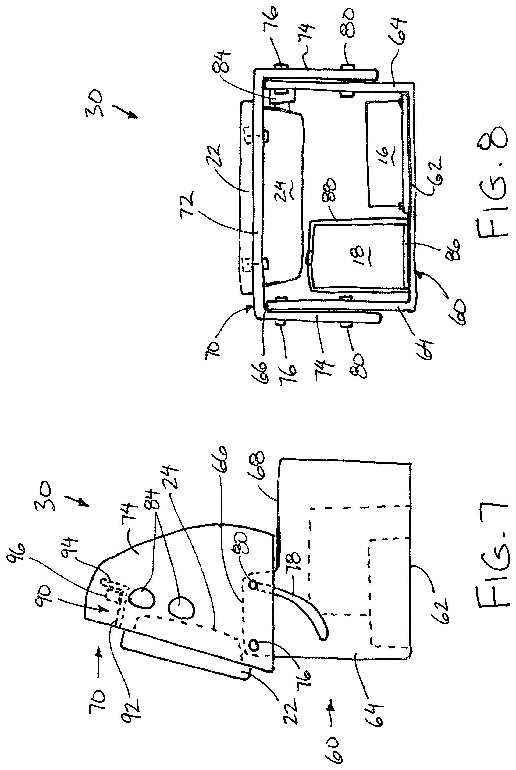 Patent US12617501 Figure 4 – Marine data instrument mounting apparatus
