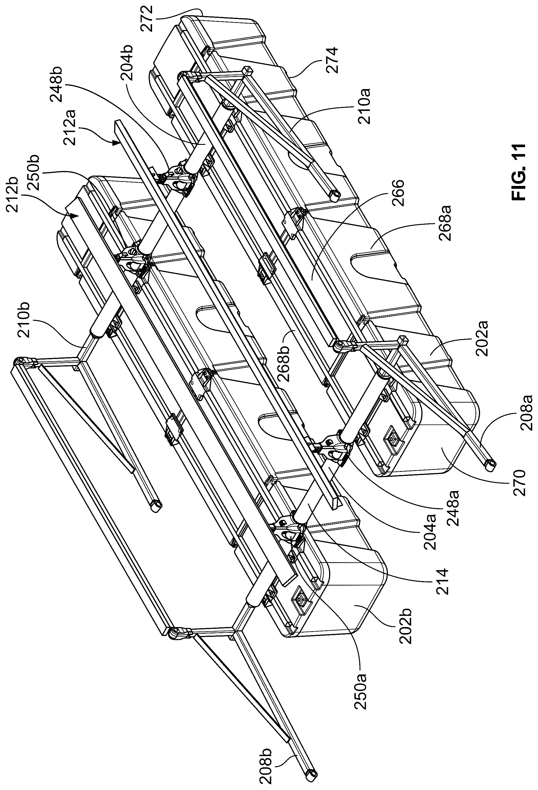 Patent US12617507 Figure 11 – Boat lift