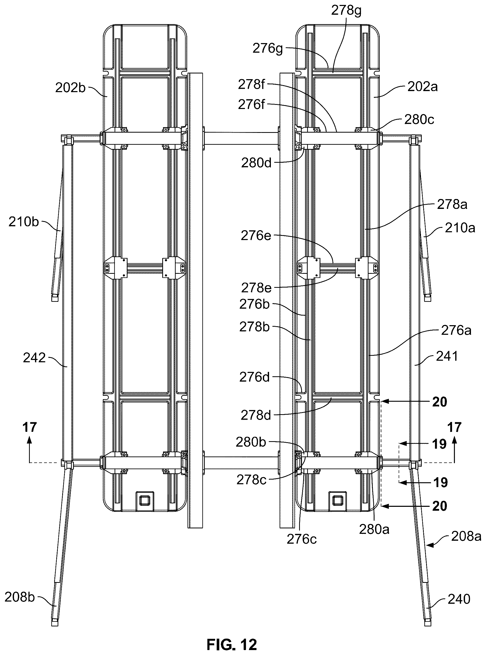 Patent US12617507 Figure 12 – Boat lift