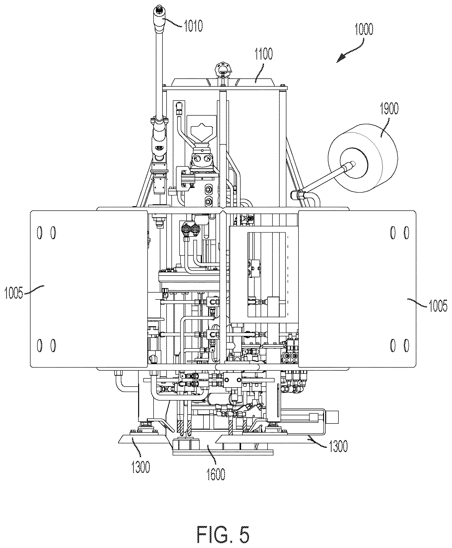 Patent US12617508 Figure 6 – Frame for an underwater drilling assembly