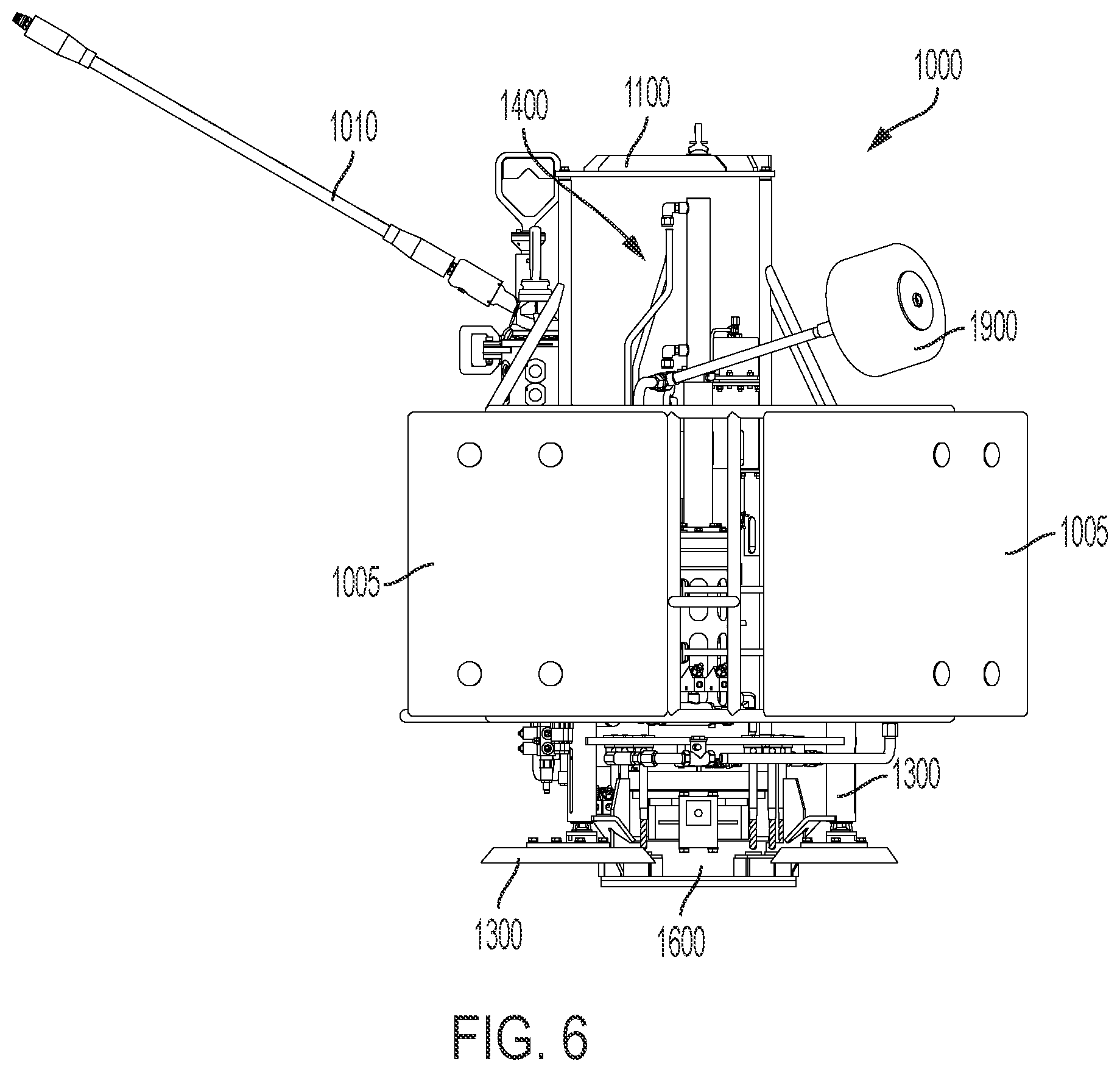 Patent US12617508 Figure 7 – Frame for an underwater drilling assembly