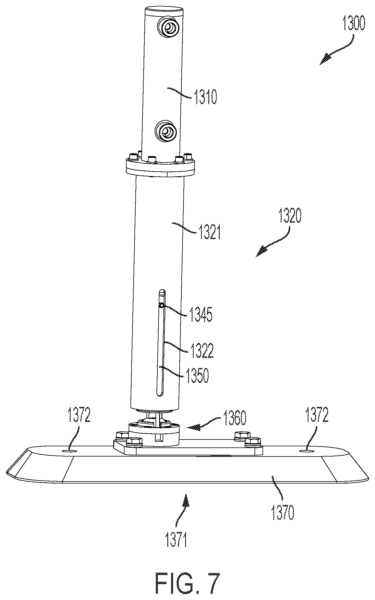 Patent US12617508 Figure 8 – Frame for an underwater drilling assembly