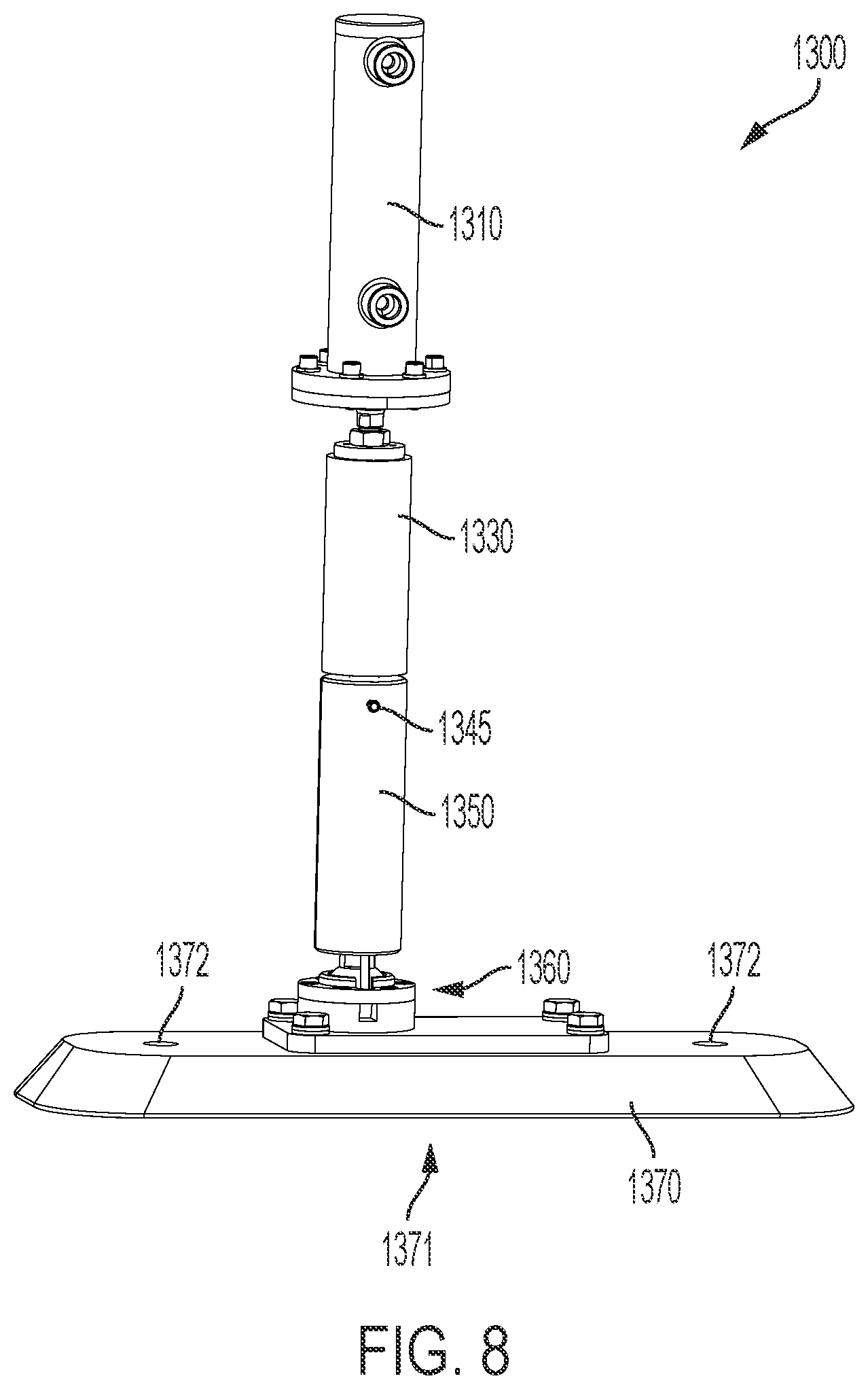 Patent US12617508 Figure 9 – Frame for an underwater drilling assembly