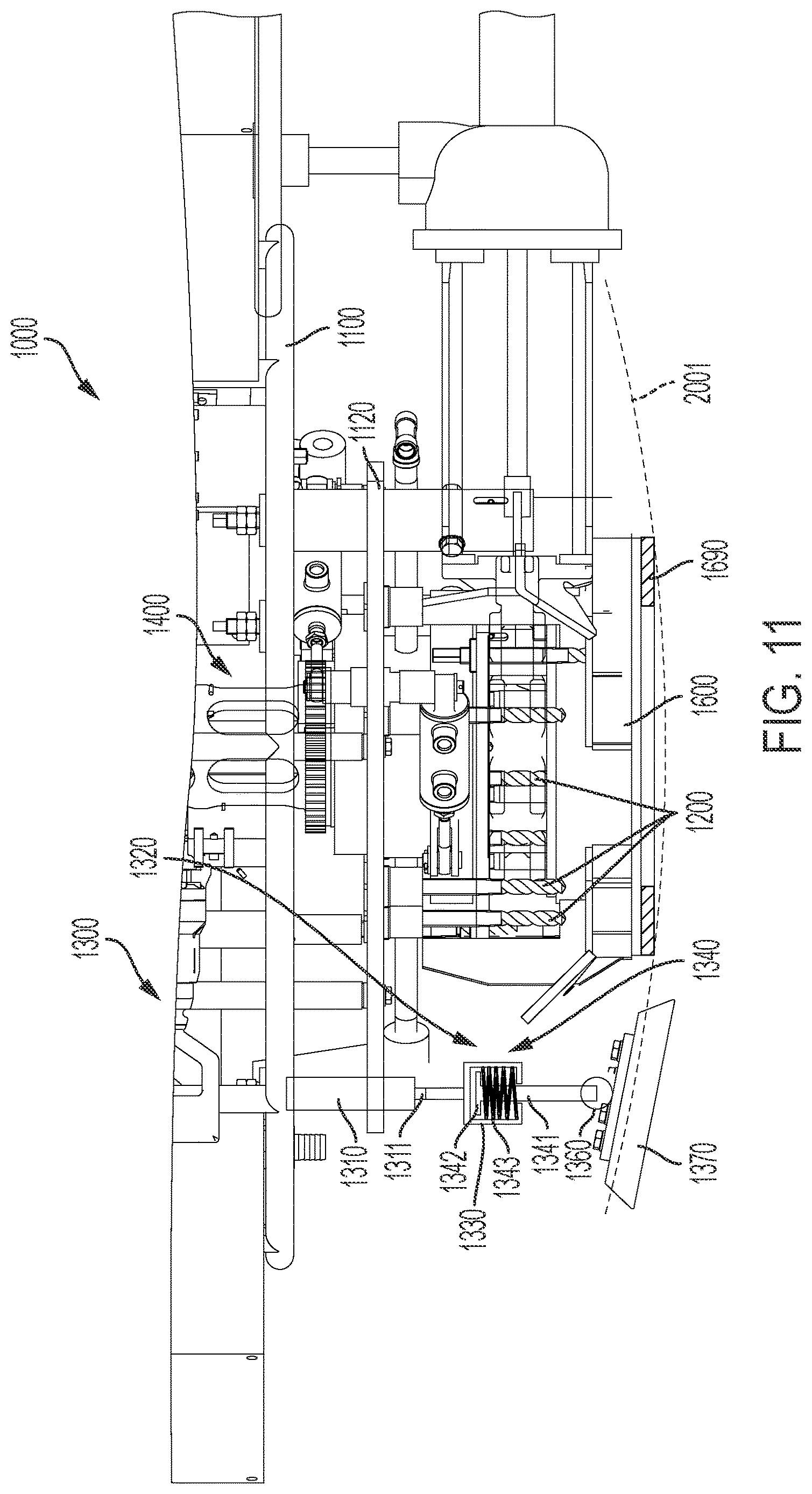 Patent US12617508 Figure 12 – Frame for an underwater drilling assembly