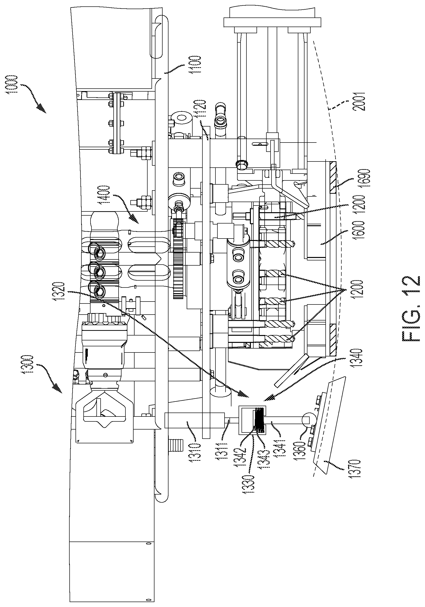 Patent US12617508 Figure 13 – Frame for an underwater drilling assembly