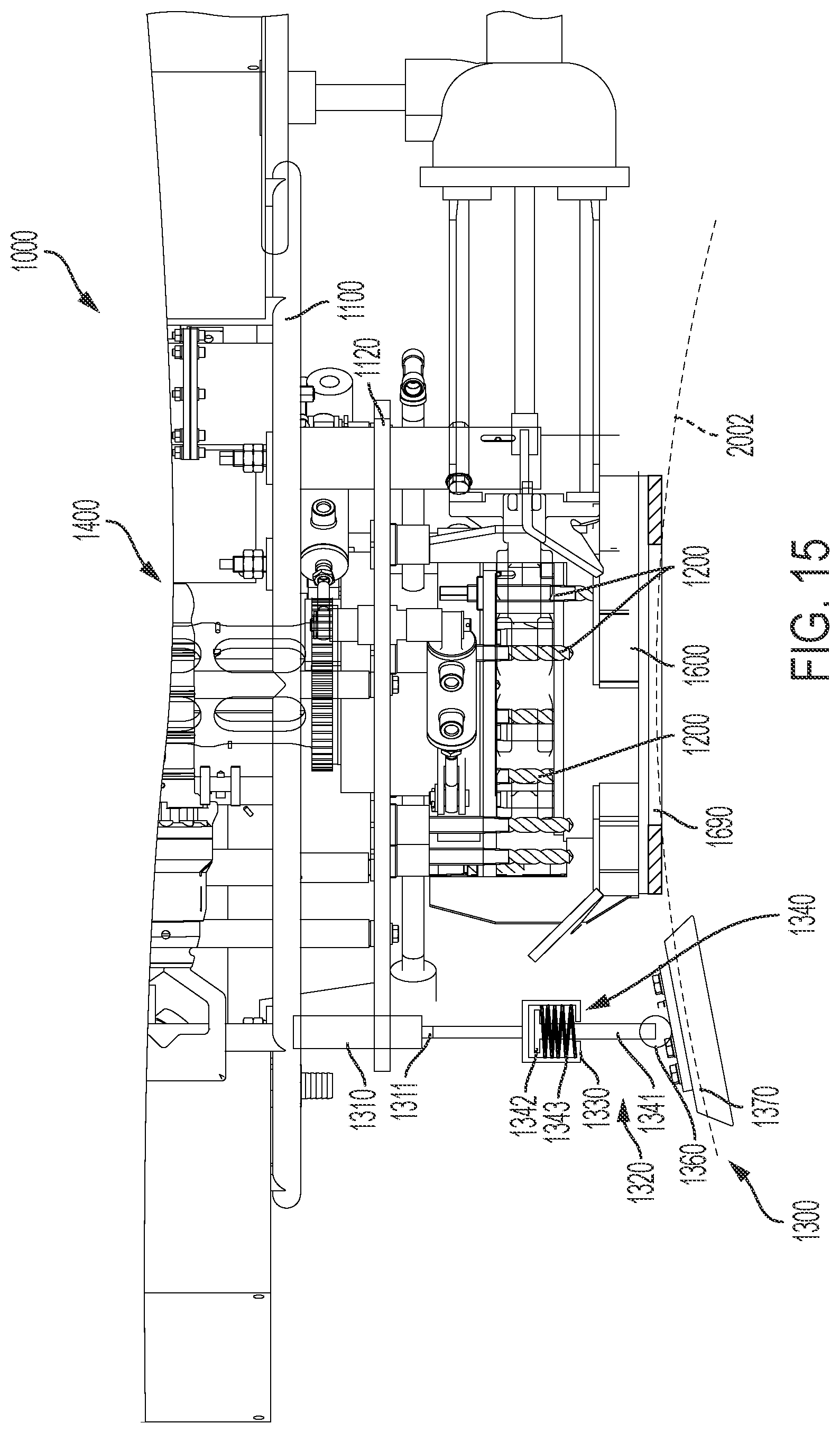Patent US12617508 Figure 16 – Frame for an underwater drilling assembly