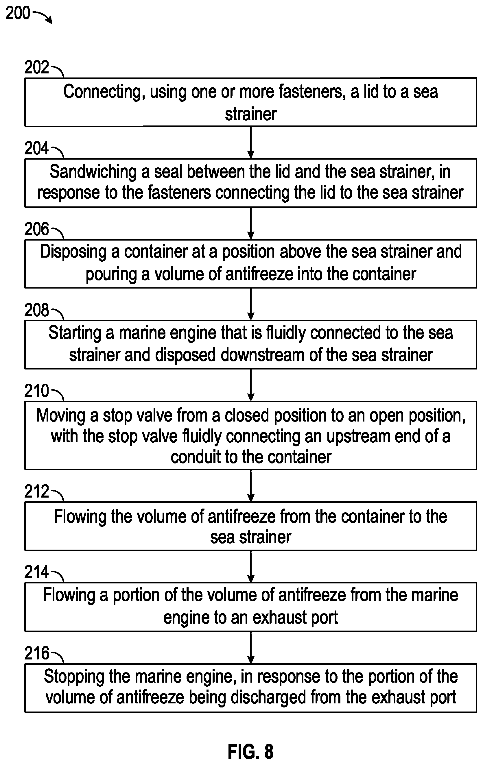 Patent US12617509 Figure 5 – Antifreeze delivery system with a cap assembly