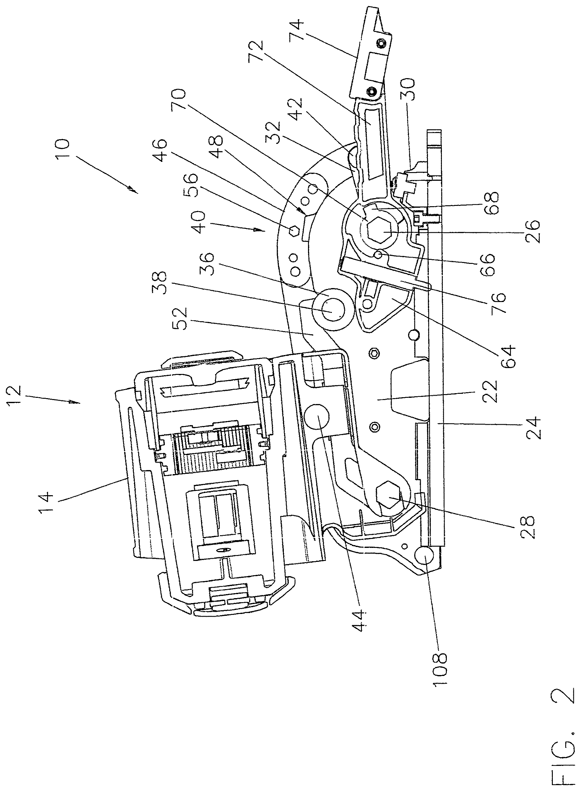 Patent US12617512 Figure 2 – Trolling motor mount