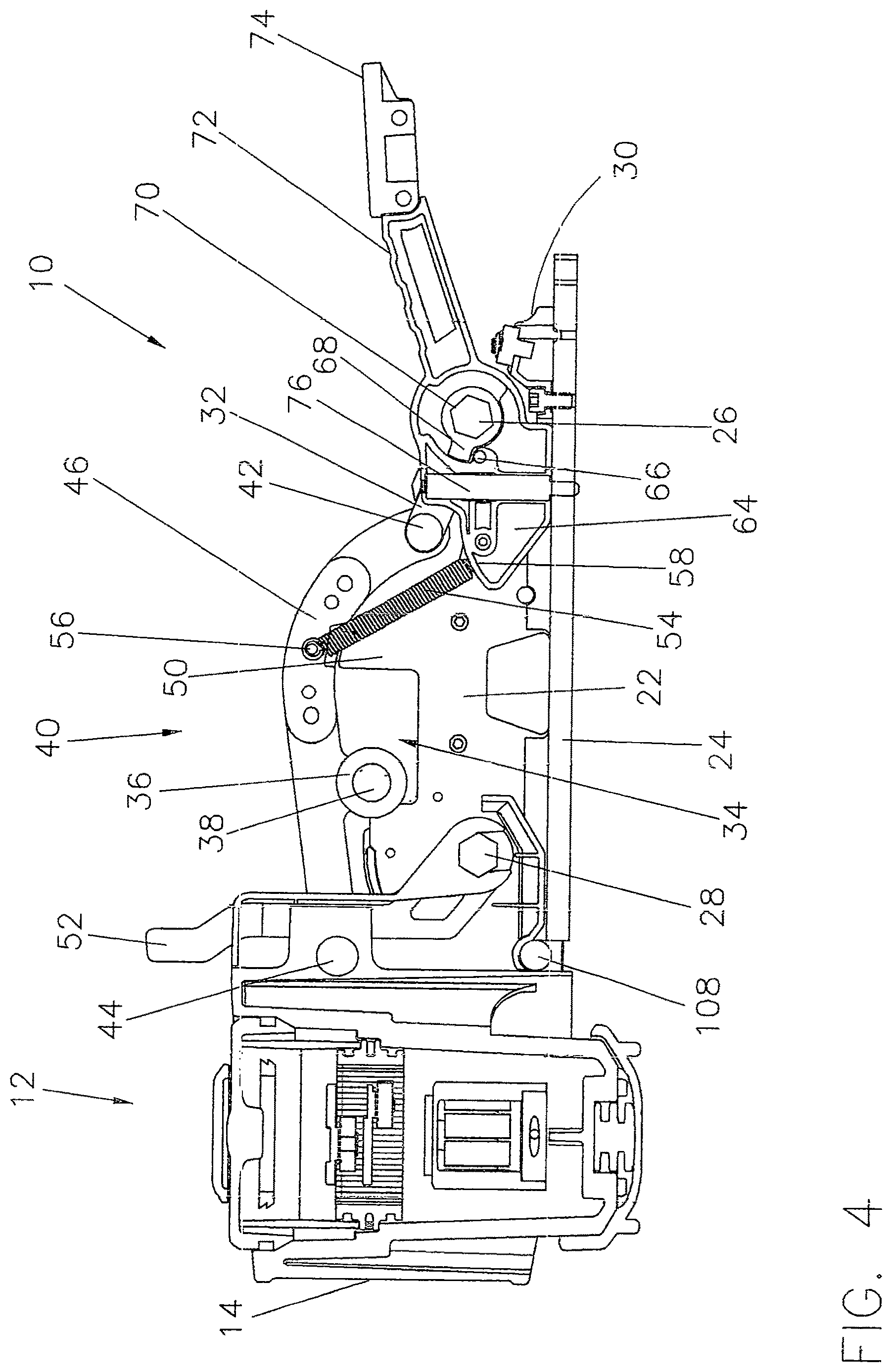 Patent US12617512 Figure 4 – Trolling motor mount