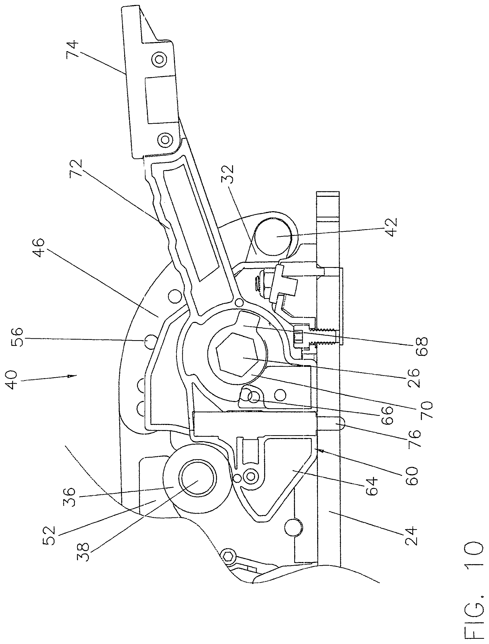Patent US12617512 Figure 10 – Trolling motor mount