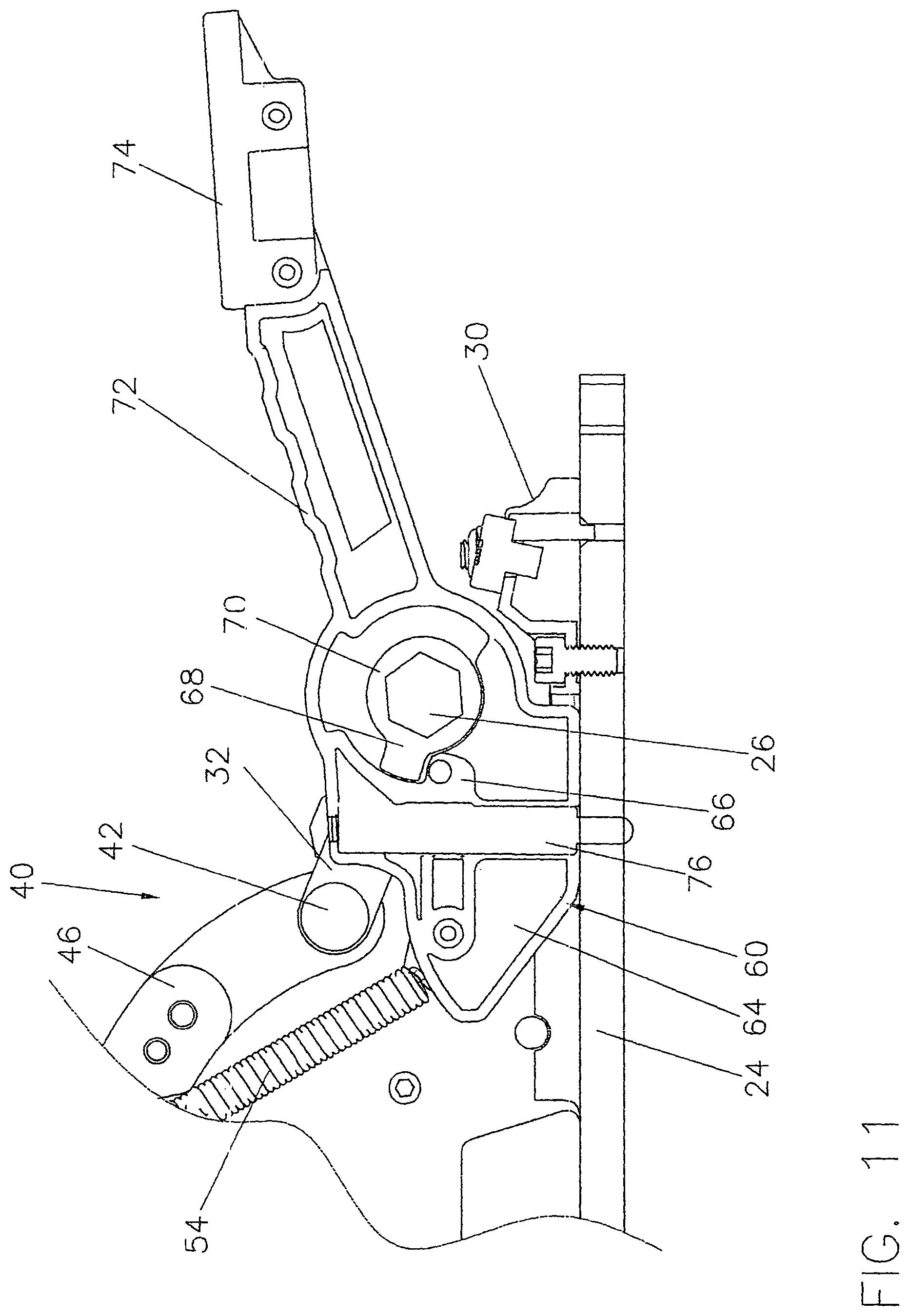 Patent US12617512 Figure 11 – Trolling motor mount