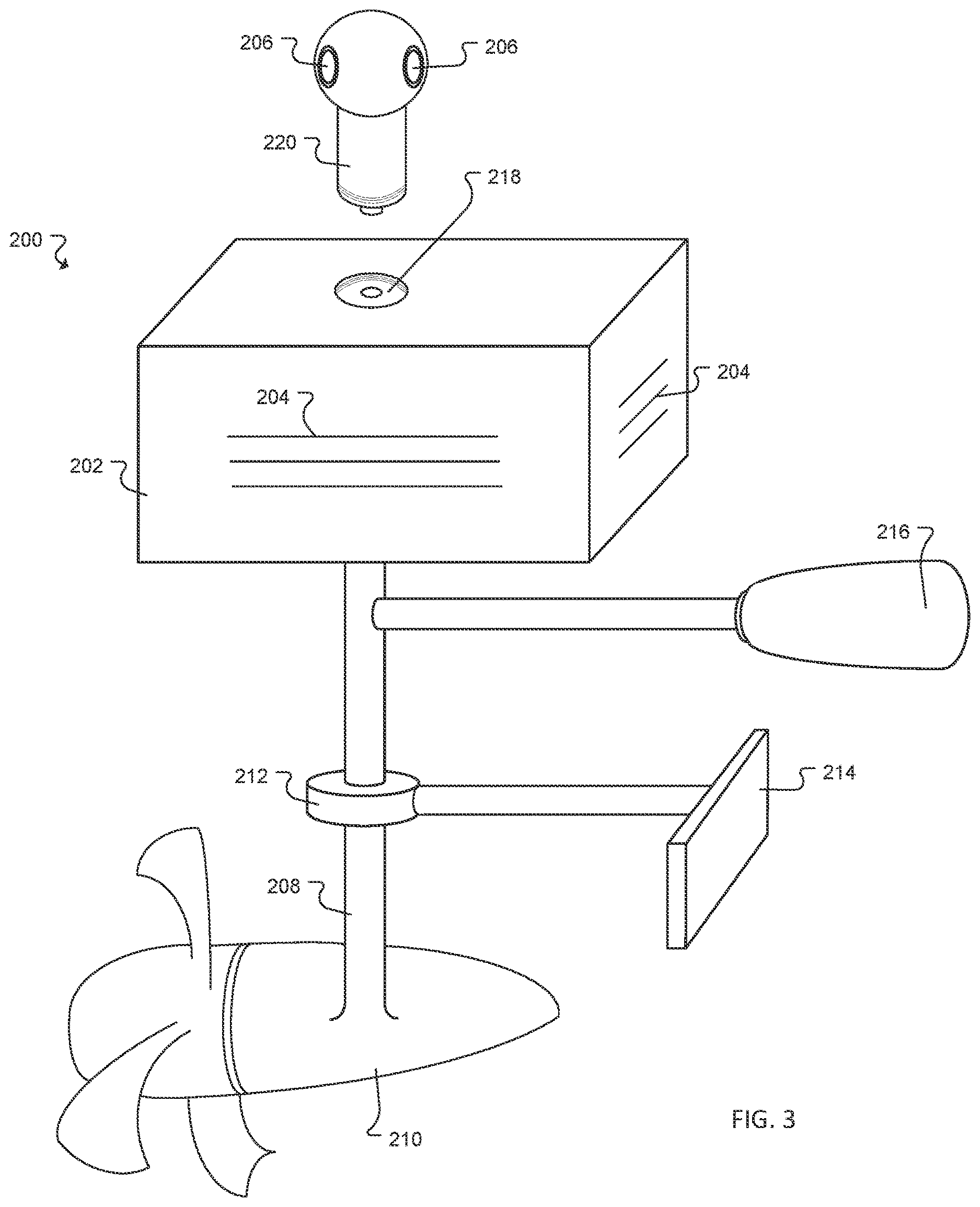 Patent US12617513 Figure 3 – Outboard marine engine with integrated perception sensor