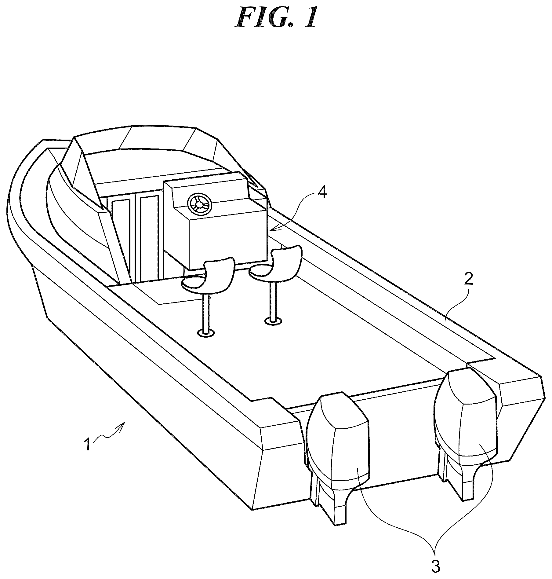 Patent US12617515 — Marine vessel including steering mechanism for marine vessel — Figure 1