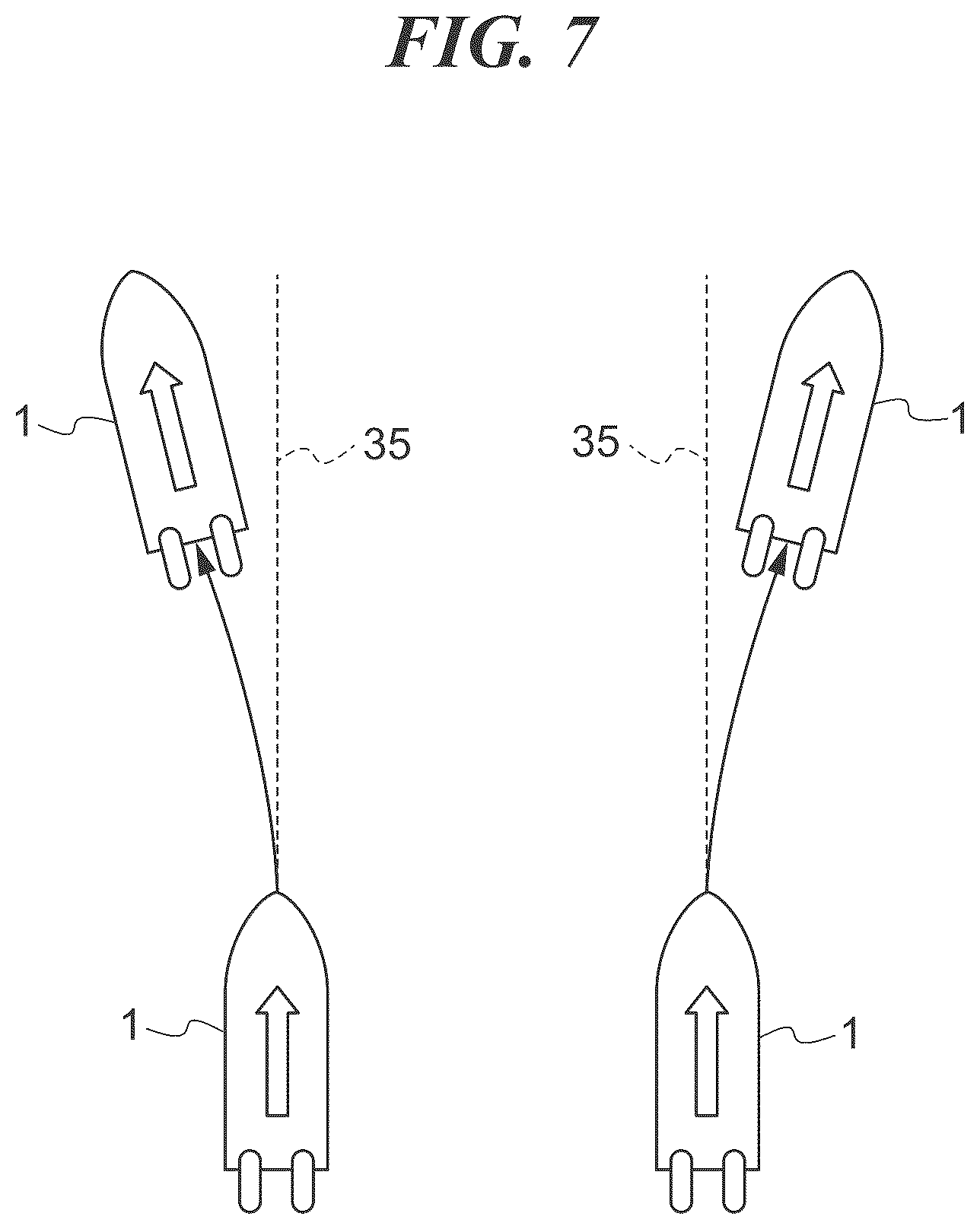 Patent US12617515 Figure 7 – Marine vessel including steering mechanism for marine vessel