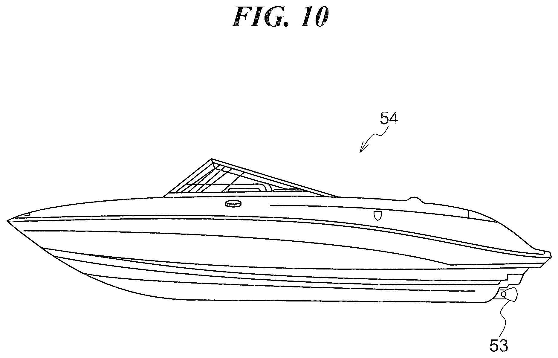 Patent US12617515 Figure 10 – Marine vessel including steering mechanism for marine vessel