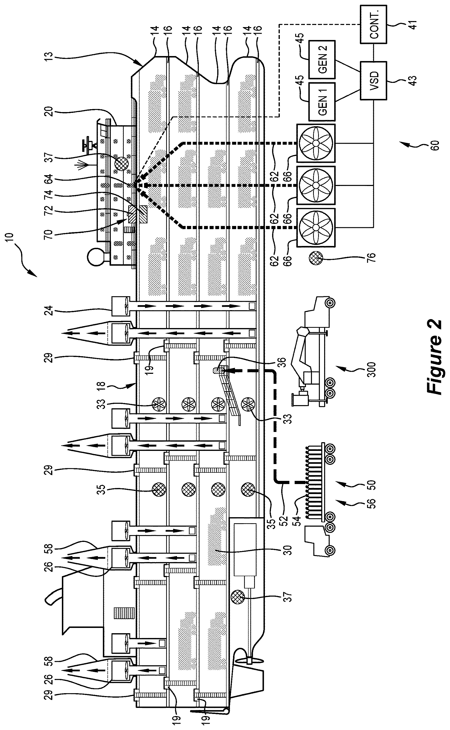 Patent US12617517 Figure 2 – System and method for fumigating a vessel with crew protection