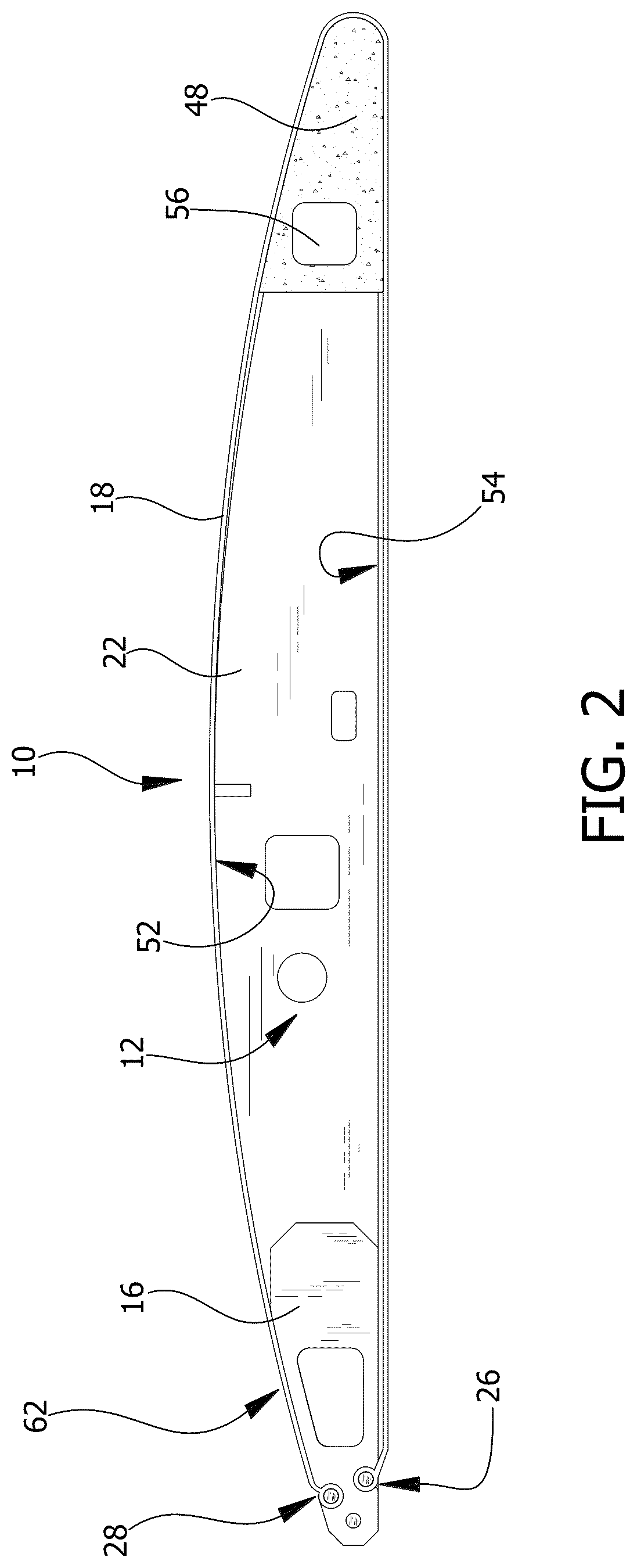 Patent US12617520 Figure 2 – Collapsible wing for aircraft