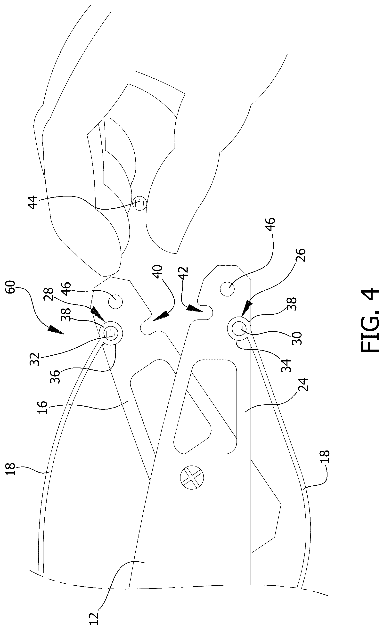 Patent US12617520 Figure 4 – Collapsible wing for aircraft