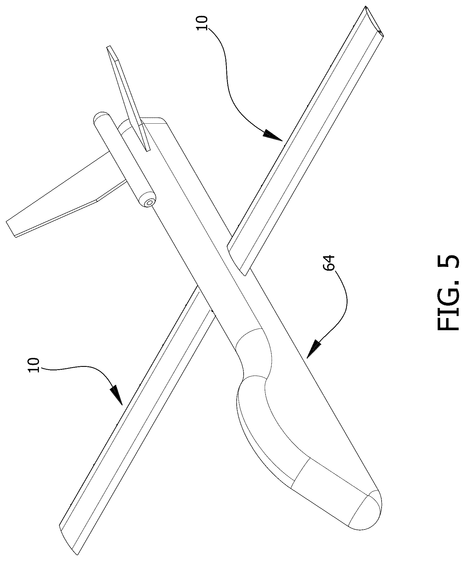 Patent US12617520 Figure 5 – Collapsible wing for aircraft