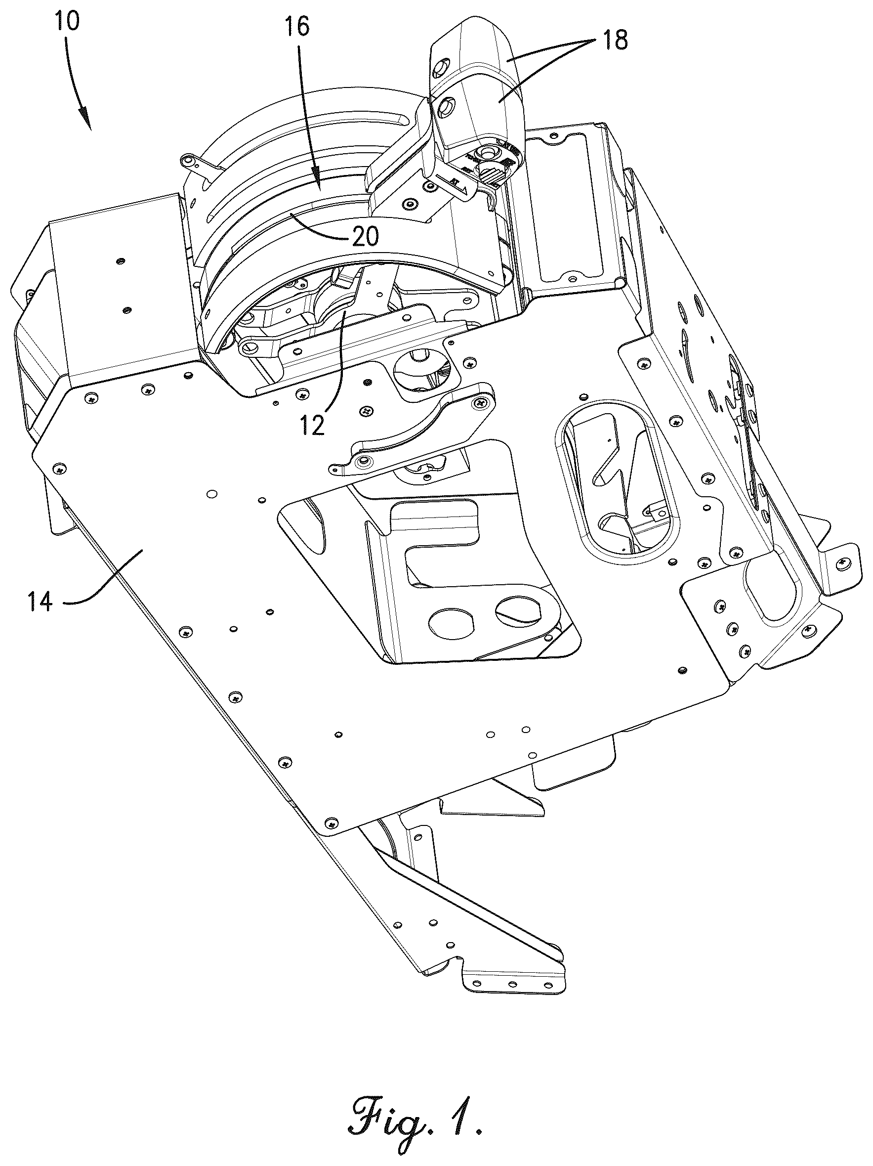 Patent US12617521 Figure 1 – Coiling foreign object debris cover