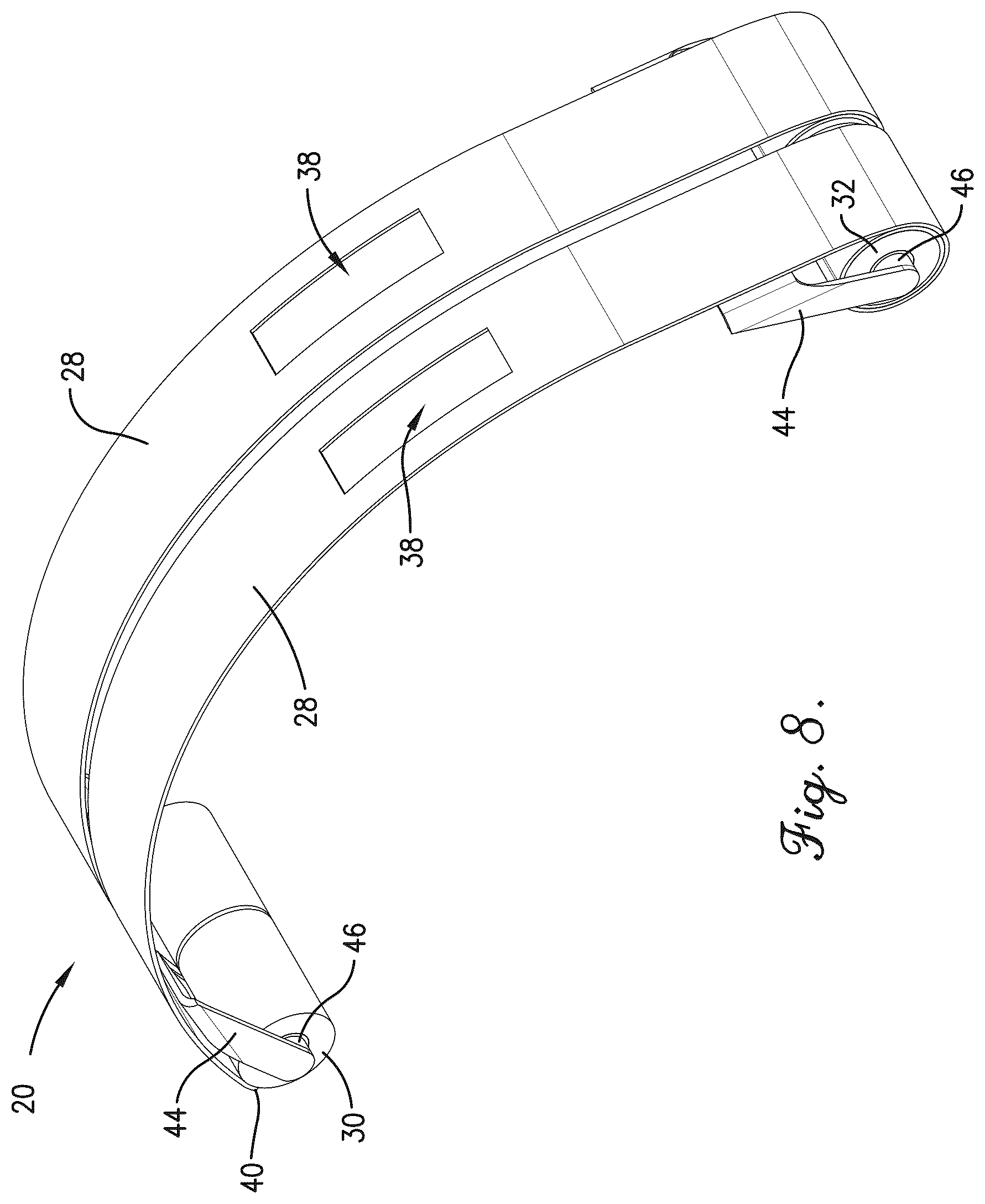 Patent US12617521 Figure 8 – Coiling foreign object debris cover