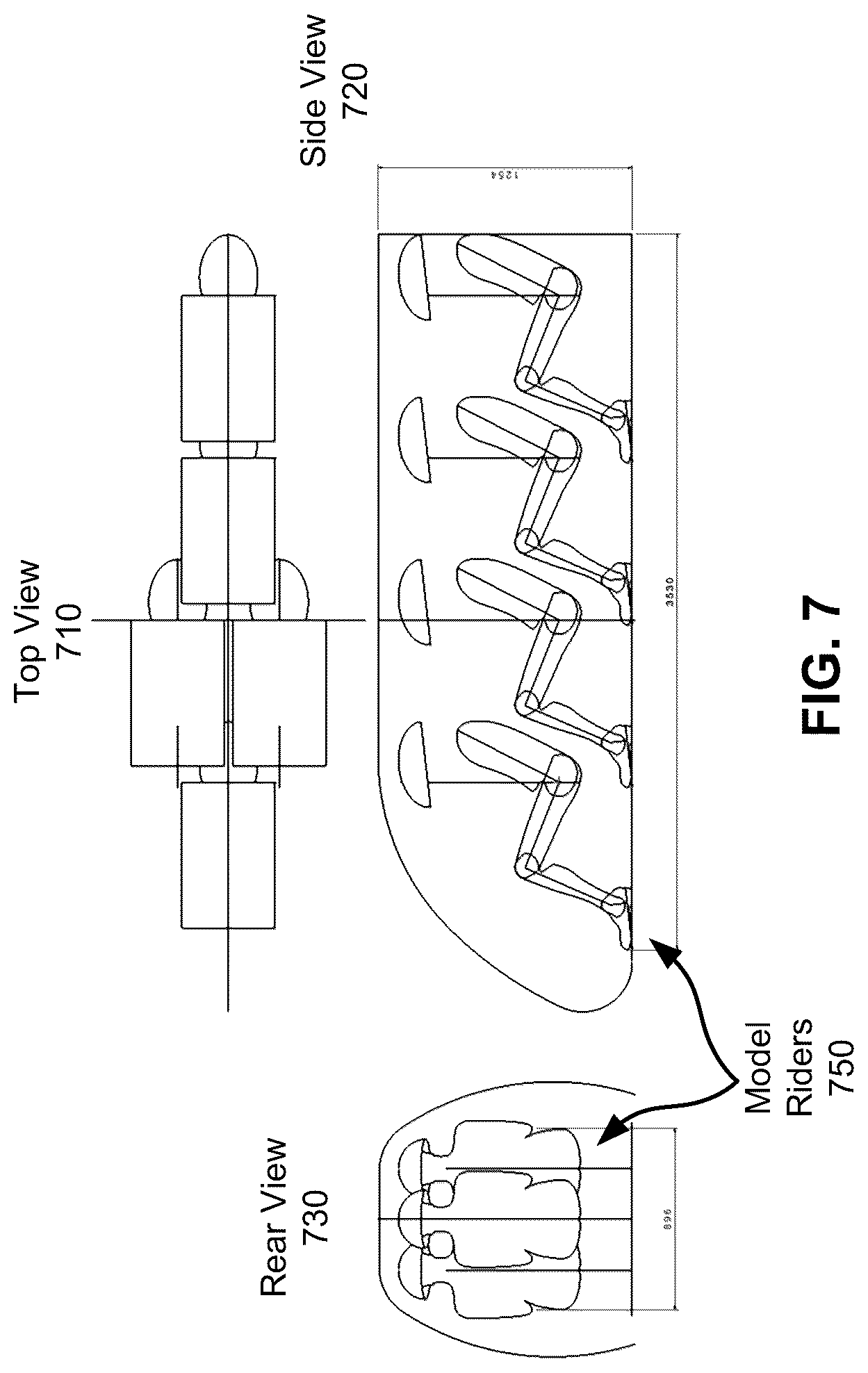 Patent US12617523 Figure 7 – Safe vertical take-off and landing aircraft payload distribution and adjustment