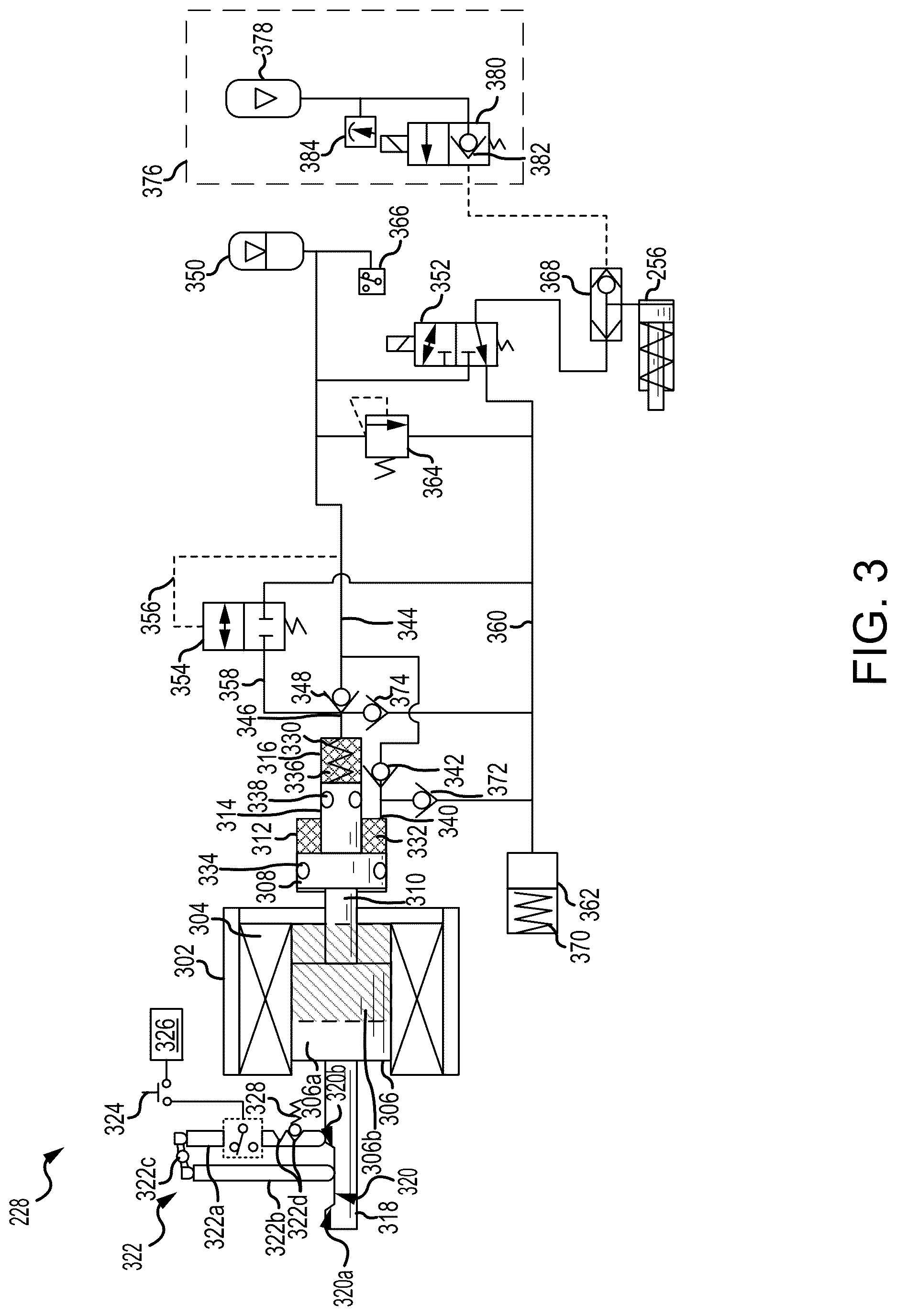 Patent US12617524 Figure 5 – Uplock unlock electro-hydrostatic actuator