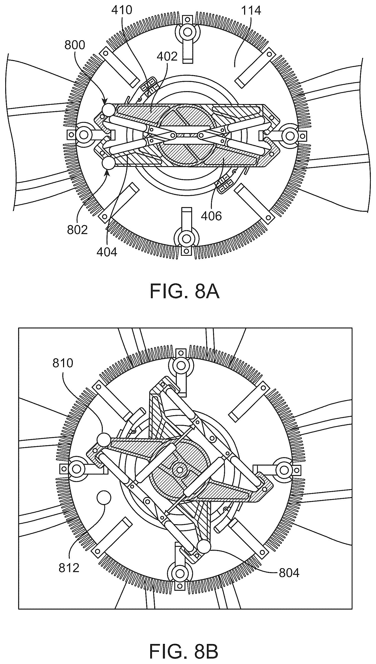 Patent US12617527 Figure 12 – Scissoring mechanisms deploying at low speed
