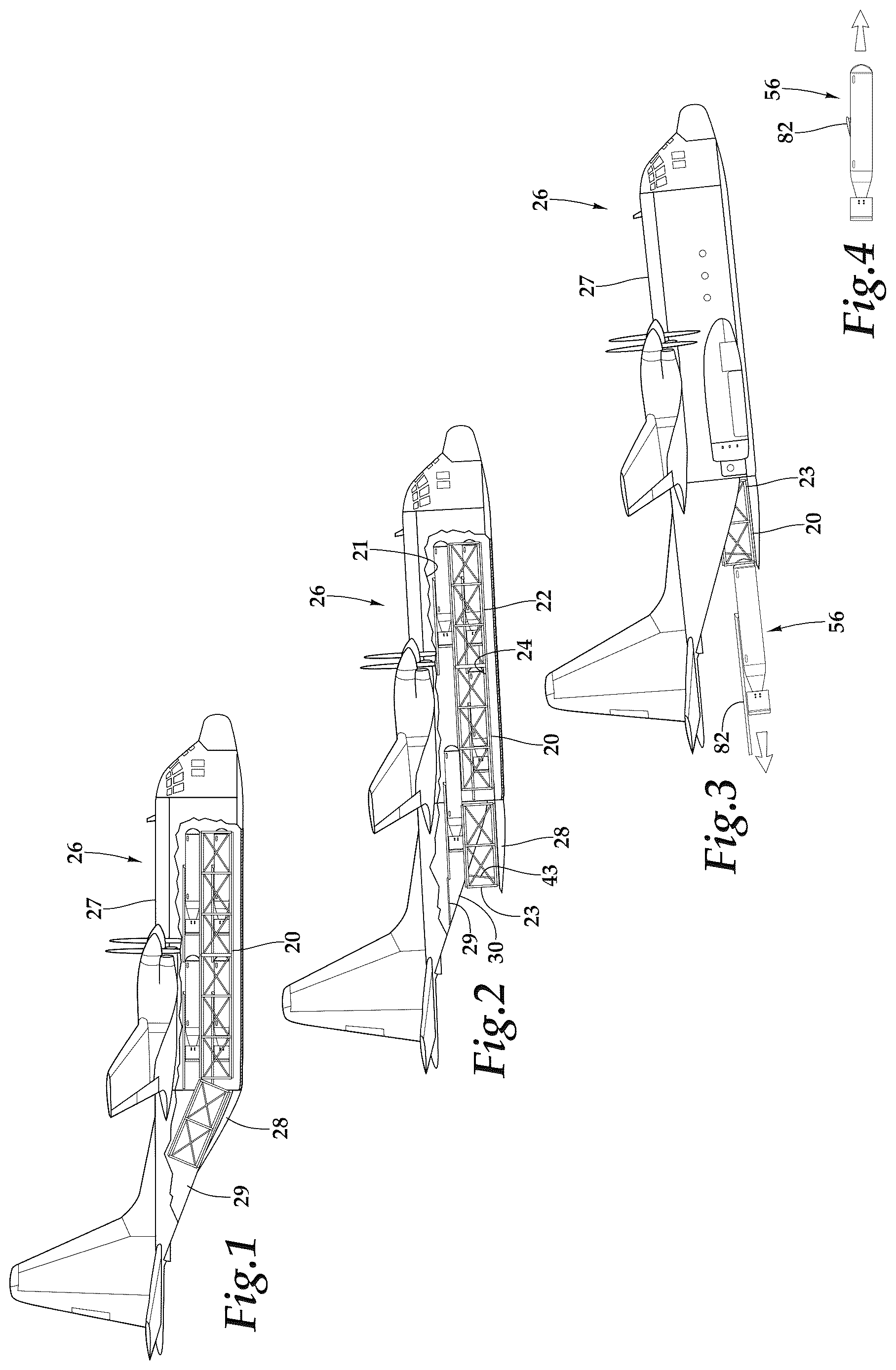 Patent US12617529 Figure 1 – Air drop logistics apparatus and method