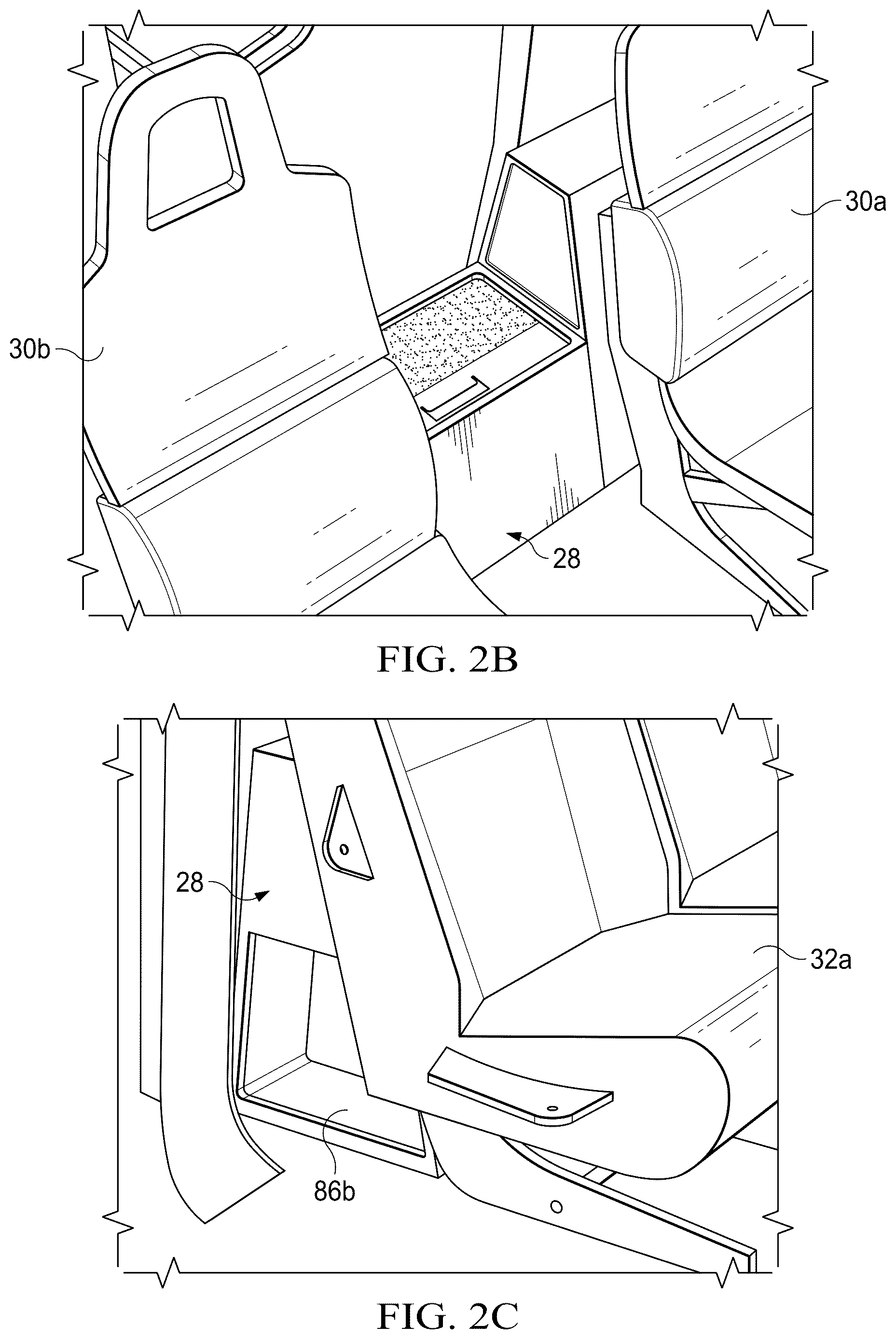 Patent US12617531 Figure 3 – Pilot storage systems for aircraft cabins