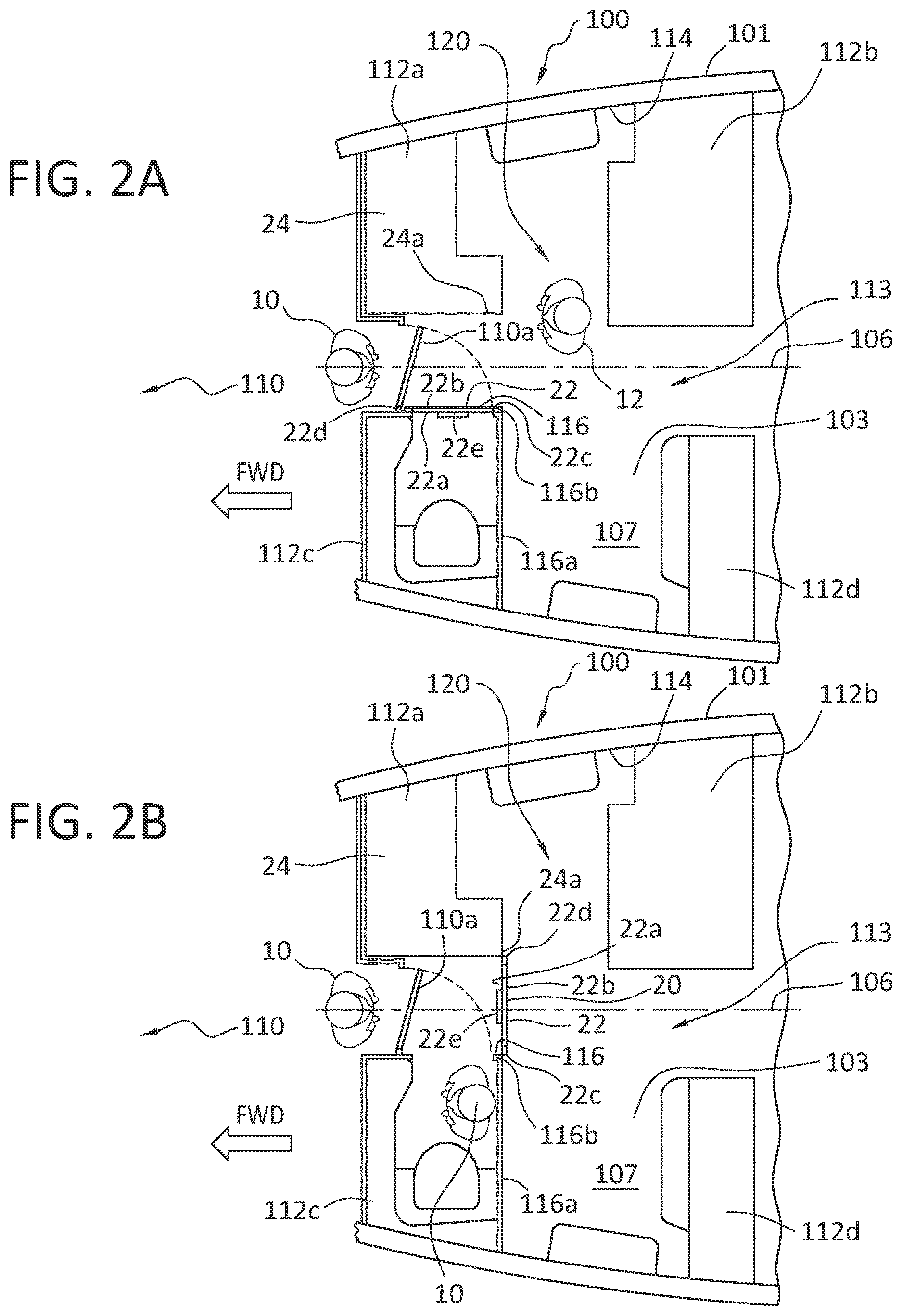 Patent US12617532 Figure 3 – Dual purpose lavatory barrier