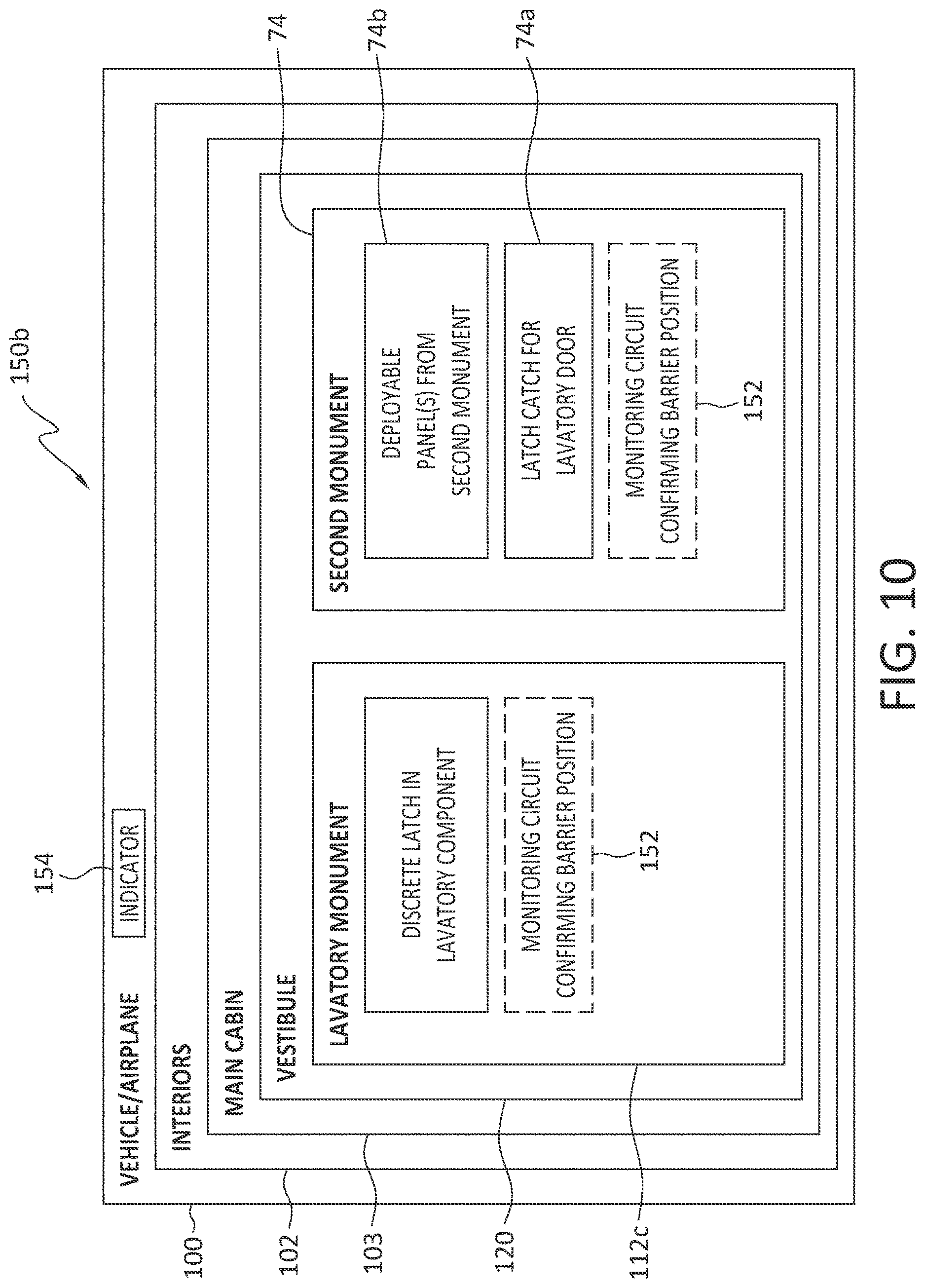 Patent US12617532 Figure 17 – Dual purpose lavatory barrier