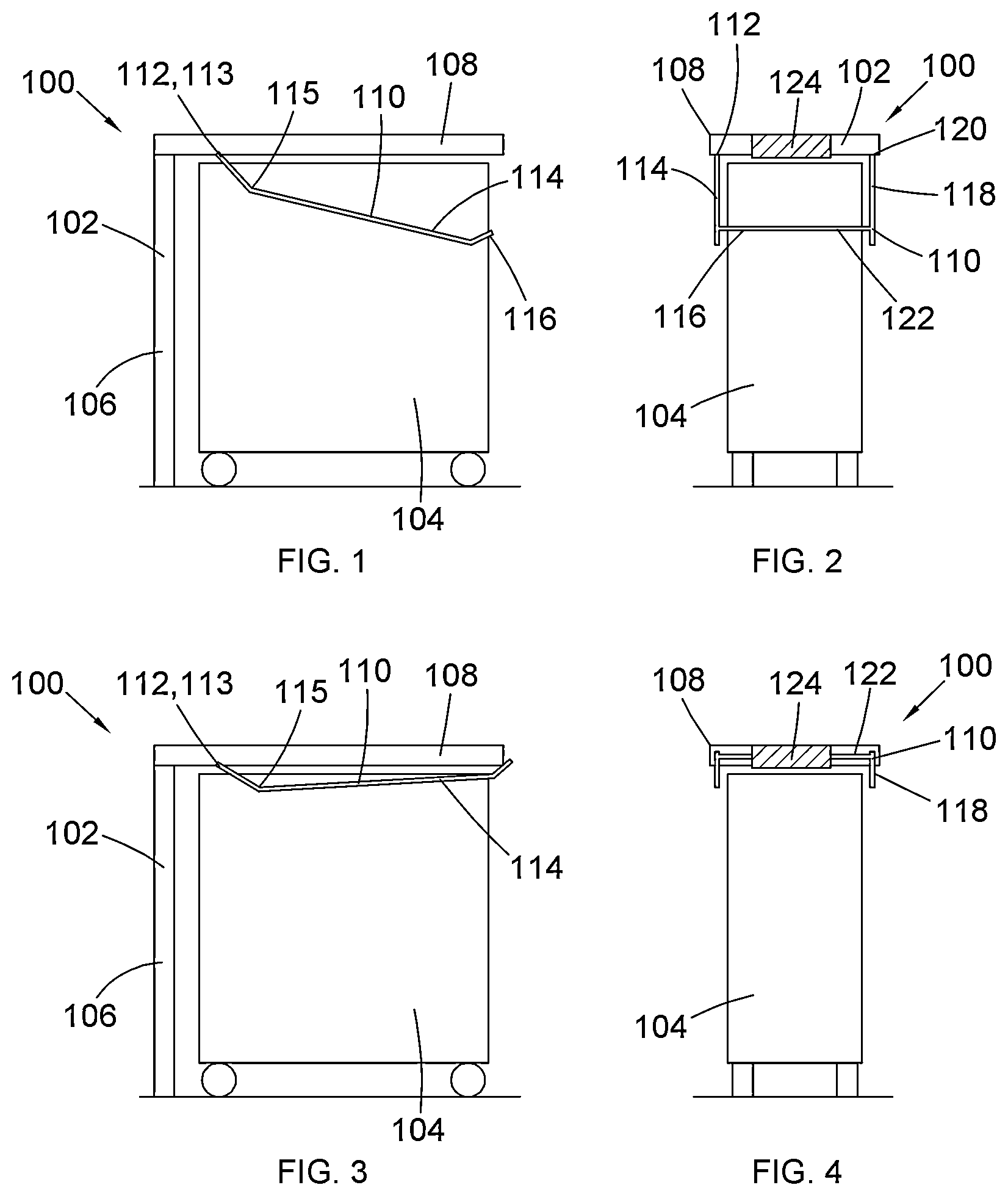 Patent US12617533 Figure 1 – Trolley retainer