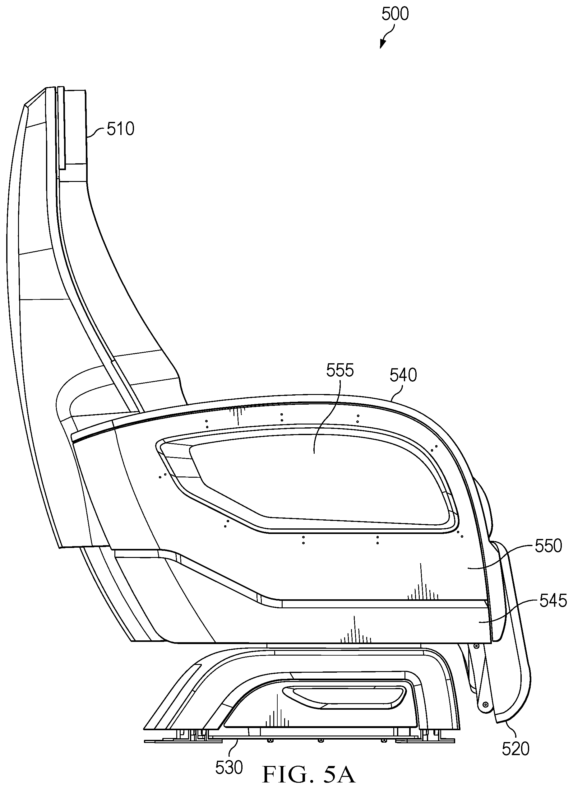 Patent US12617534 Figure 8 – Modular seat control system