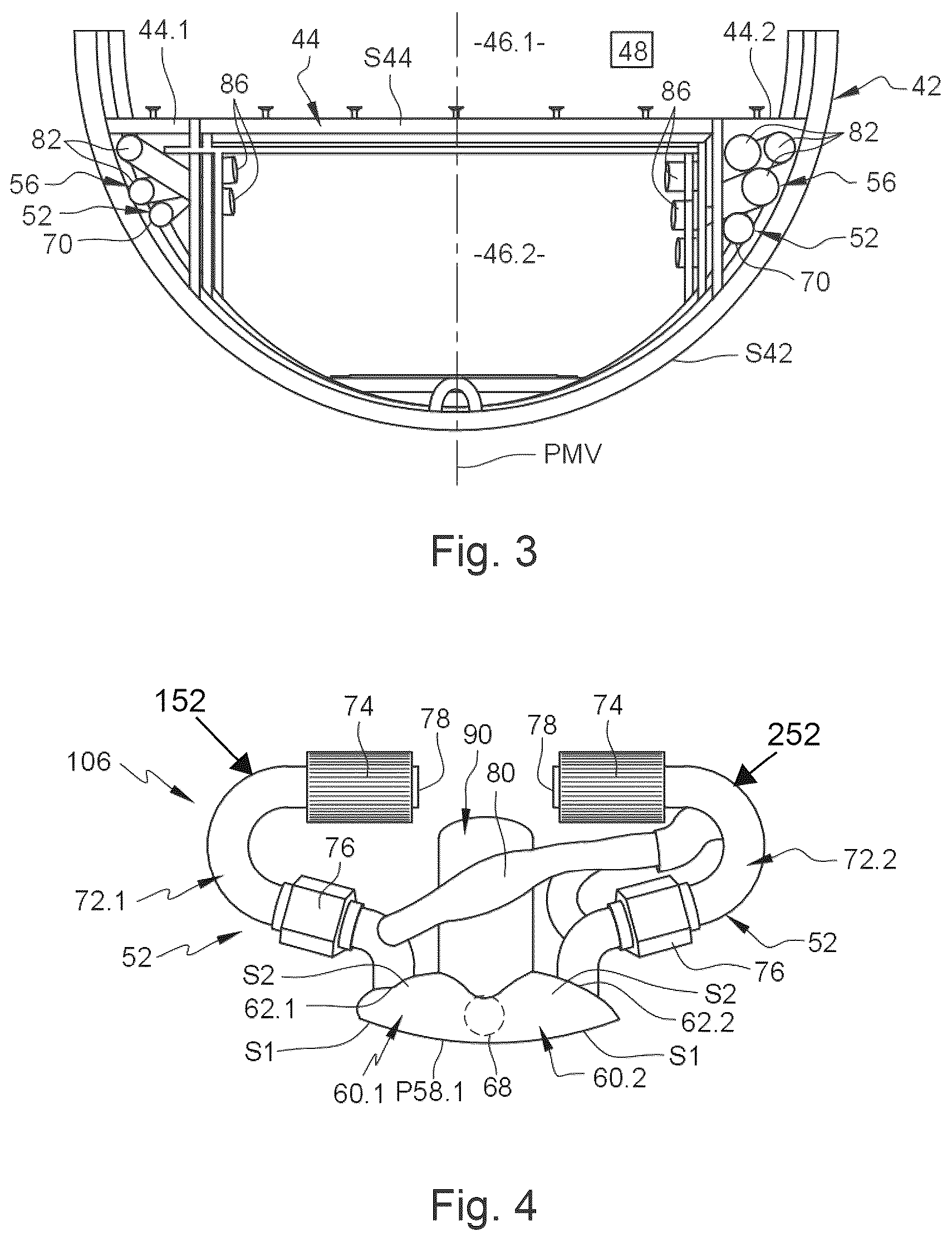 Patent US12617535 Figure 2 – Aircraft air conditioning device comprising a large-capacity mixer, method for installing such a device and aircraft equipped with such an air conditioning device