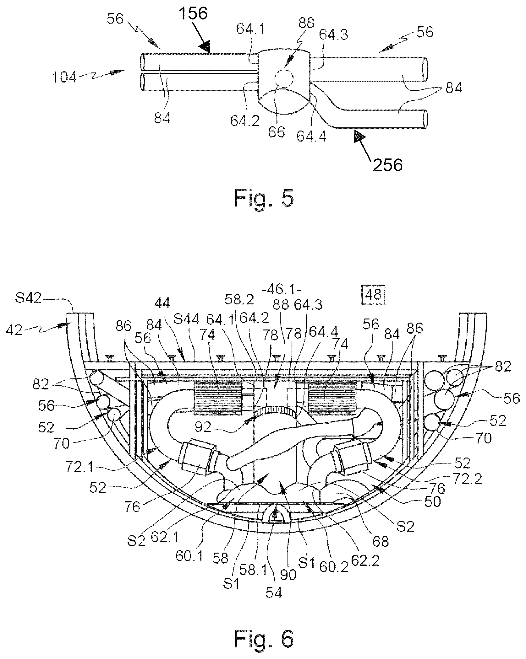 Patent US12617535 Figure 3 – Aircraft air conditioning device comprising a large-capacity mixer, method for installing such a device and aircraft equipped with such an air conditioning device