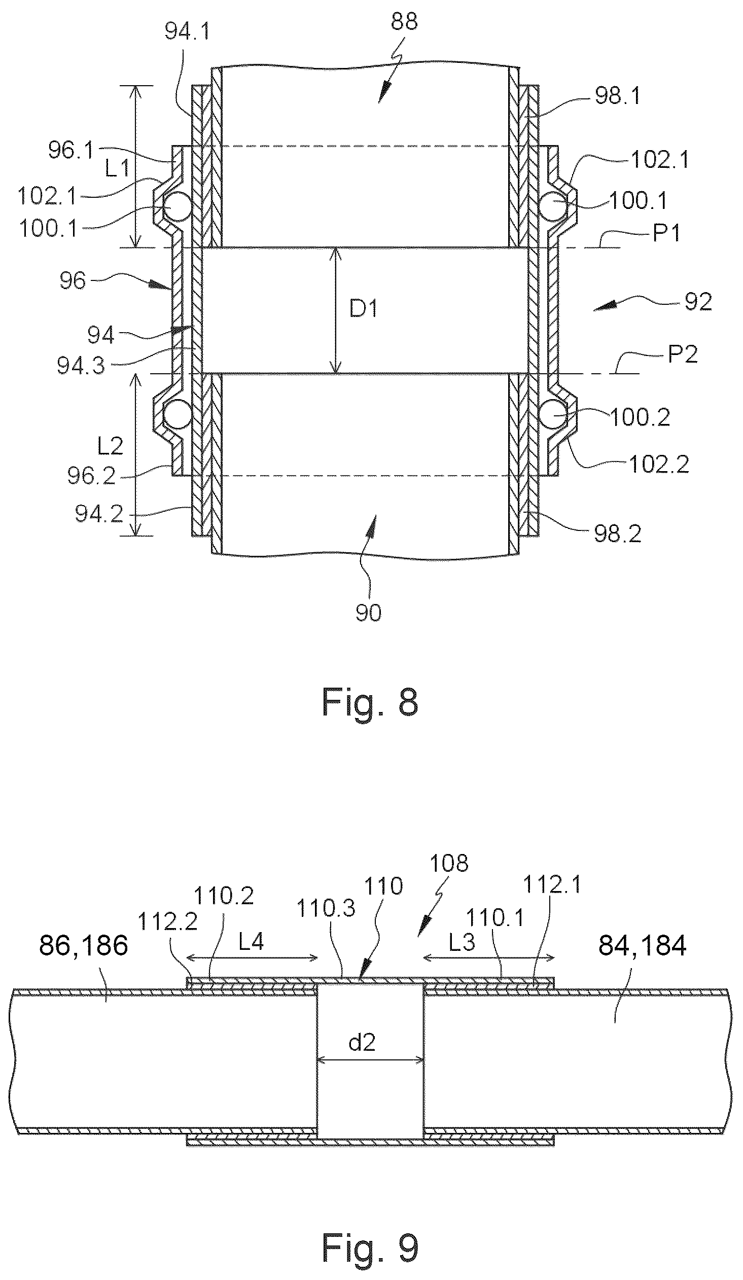Patent US12617535 Figure 5 – Aircraft air conditioning device comprising a large-capacity mixer, method for installing such a device and aircraft equipped with such an air conditioning device